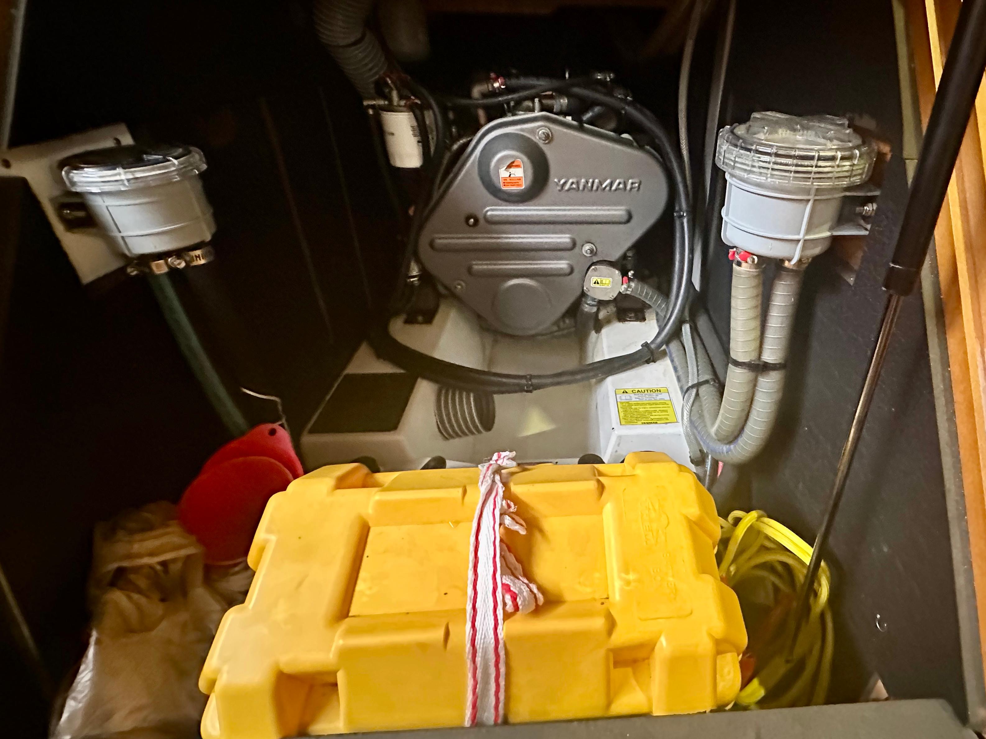 Jeanneau-Sun Odyssey 469 2014-Serendipity RI-US-Engine compartment of 2014 Jeanneau Sun Odyssey 469 sailboat with Yanmar engine.-9695803 | Thumbnail