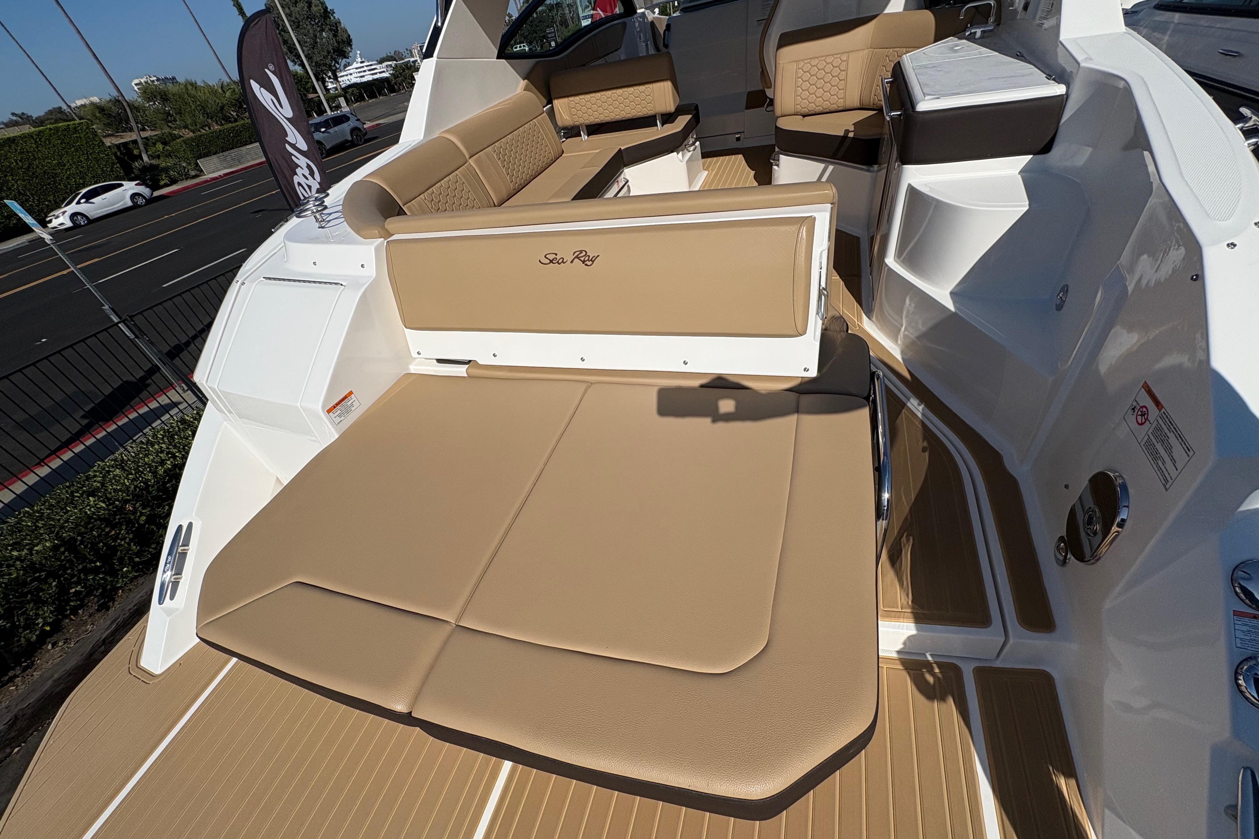 2026 Sea Ray Sundancer 320 #S1166F inventory image at Sun Country Marine Group, Newport Beach