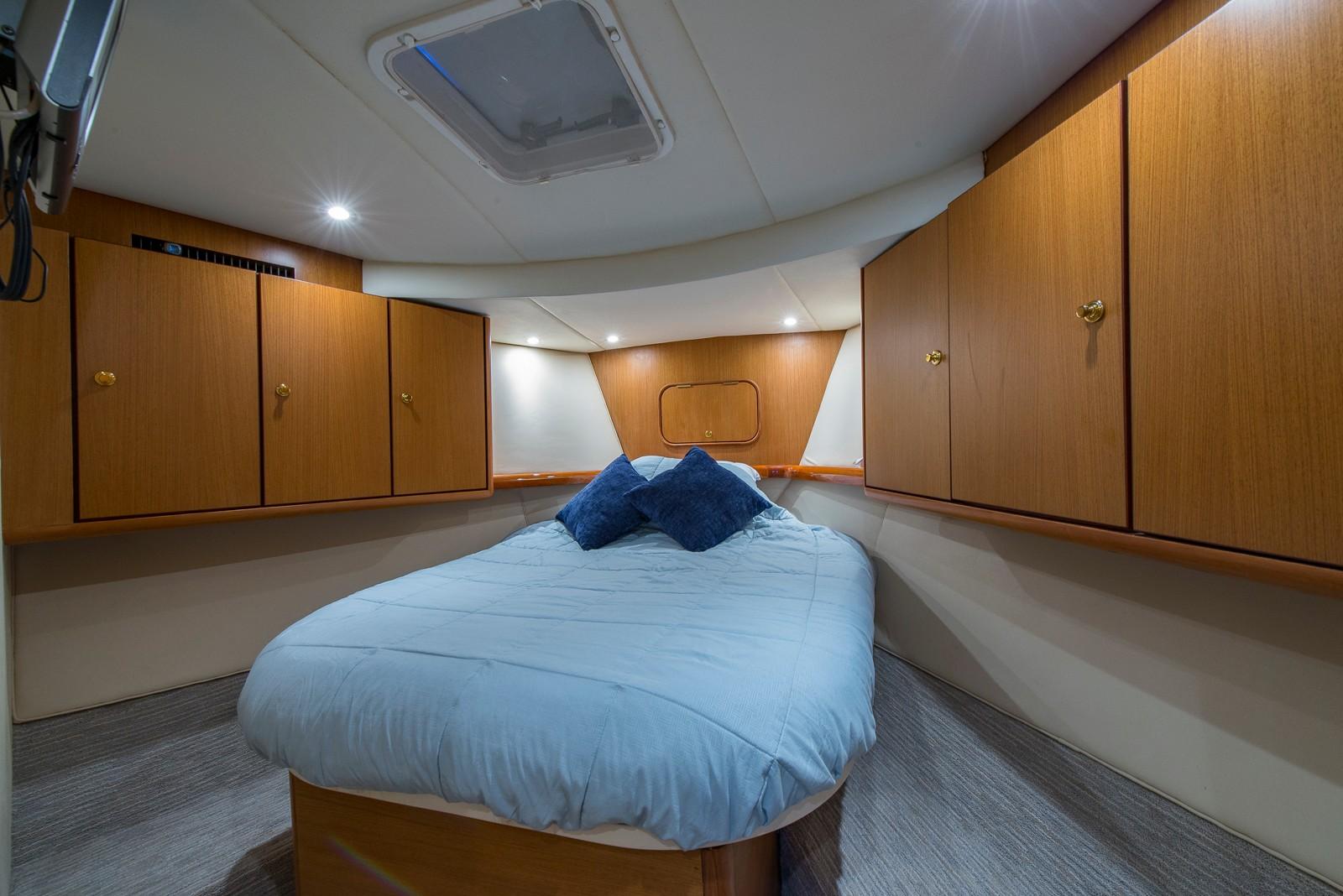 Ocean 46 Kenz Sea -Forward Stateroom, Berth and Storage Cabinets