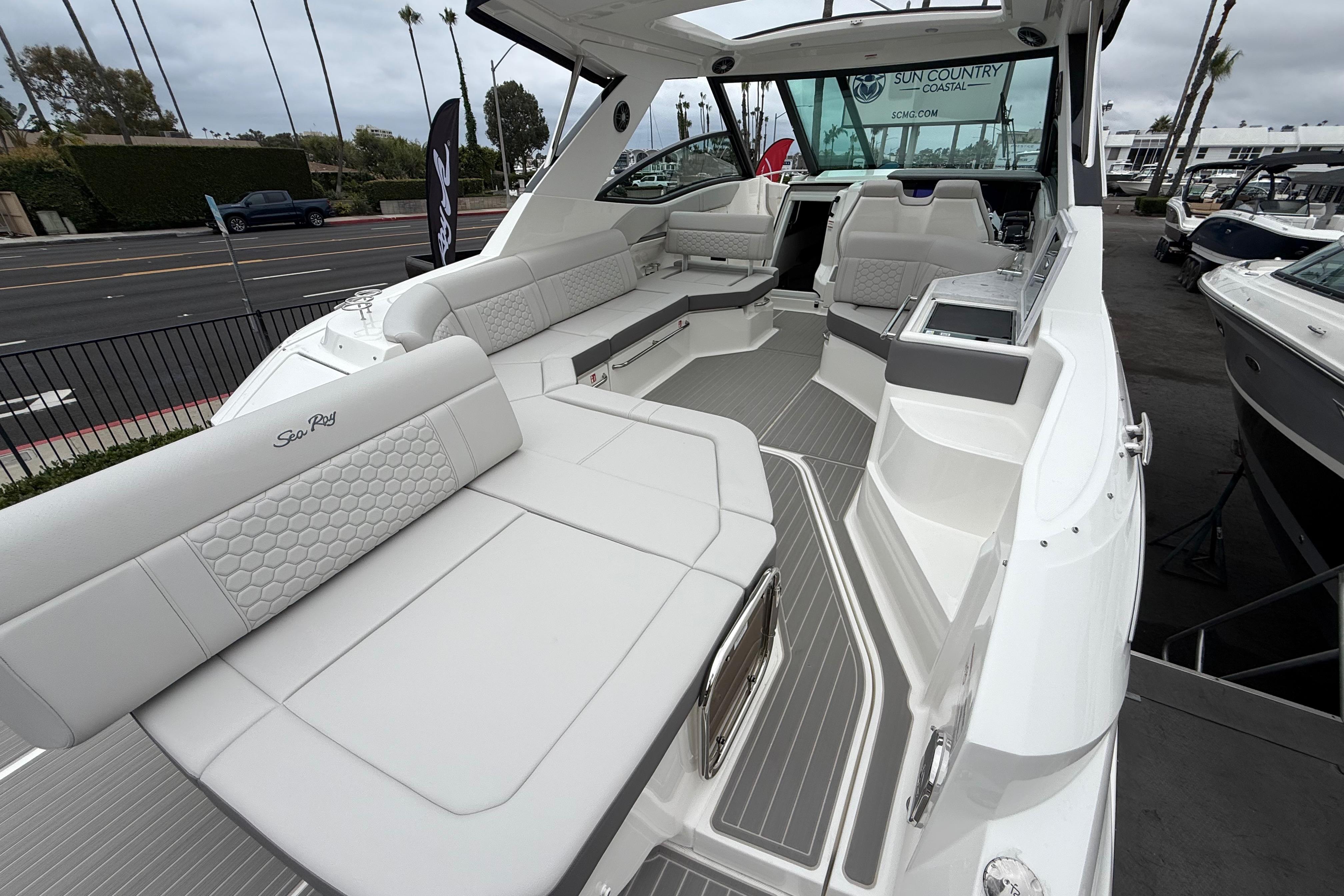 2026 Sea Ray Sundancer 320 #S1165F inventory image at Sun Country Marine Group, San Diego Harbor Island