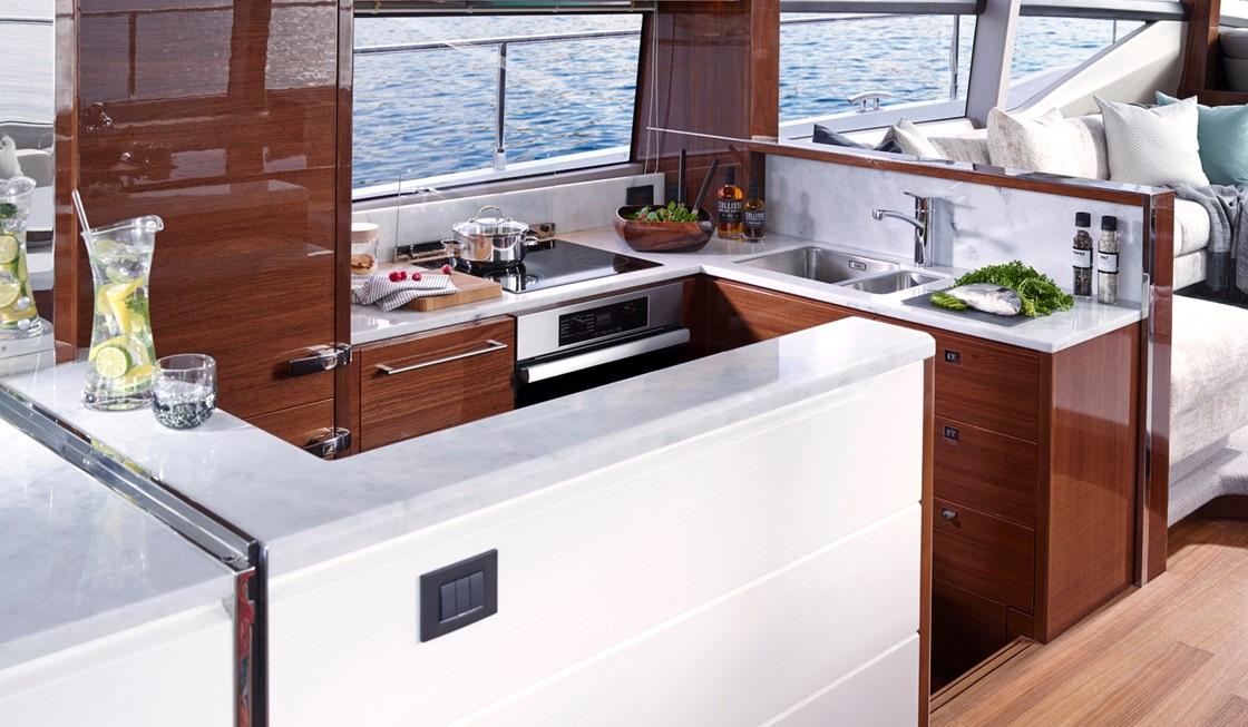 Manufacturer Provided Image: Princess 68 Galley