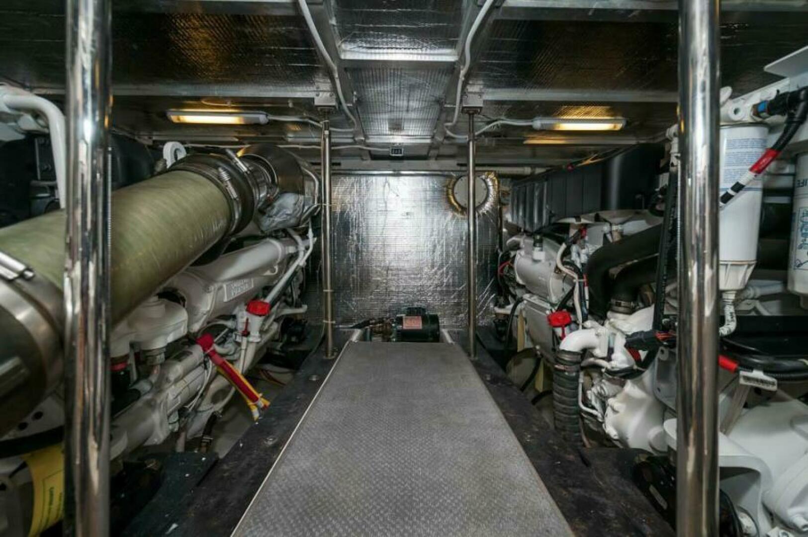 Carver-52 Voyager 2008-Chips Ahoy FL-US-2008 52 Carver Voyager  Chips Ahoy  Engine Room-9745889 | Thumbnail