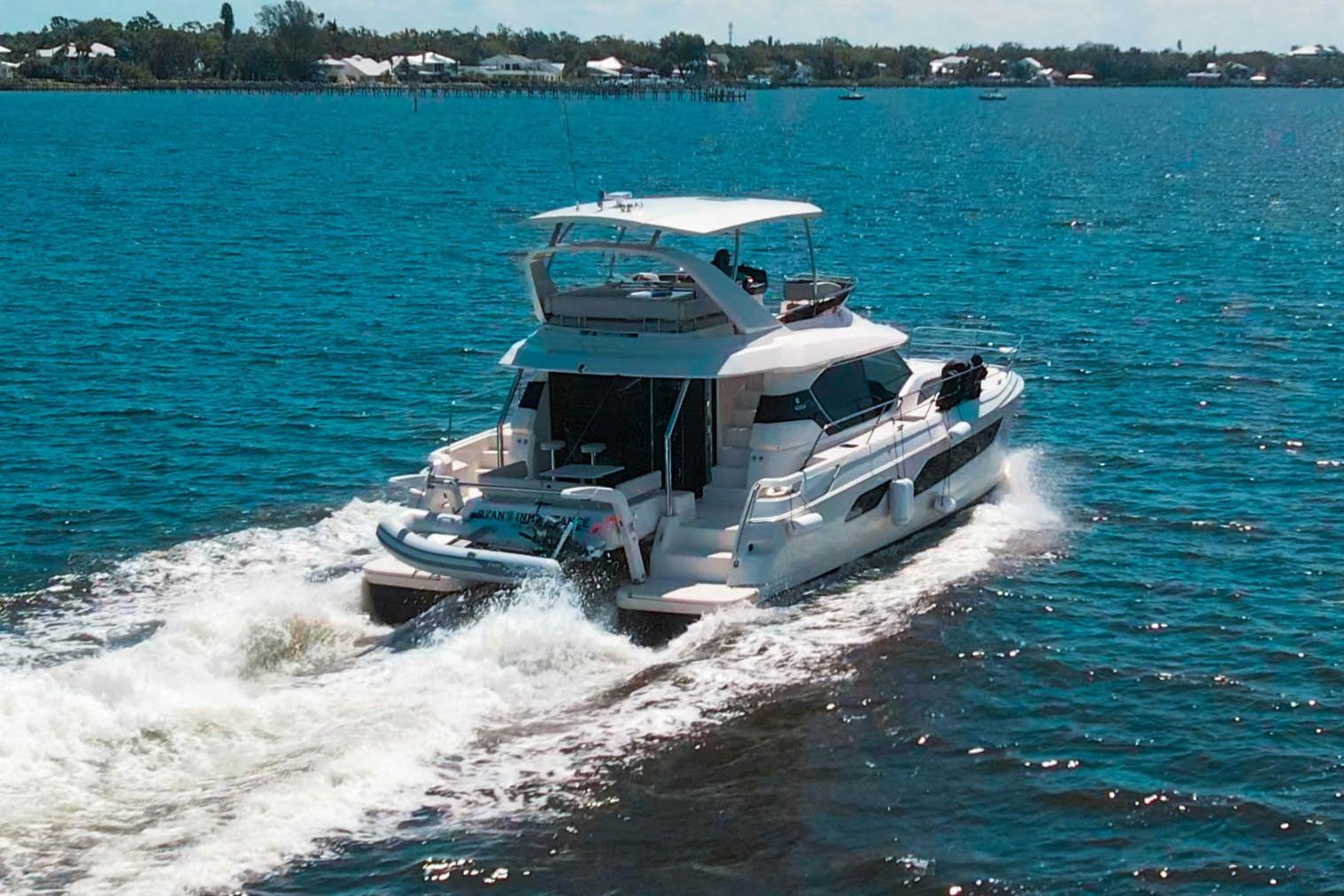 Aquila-44 Yacht 2017-Ryans Inheritance FL-US-Aquila 44 Yacht cruising on blue water, 2017 model.-9835915 | Thumbnail
