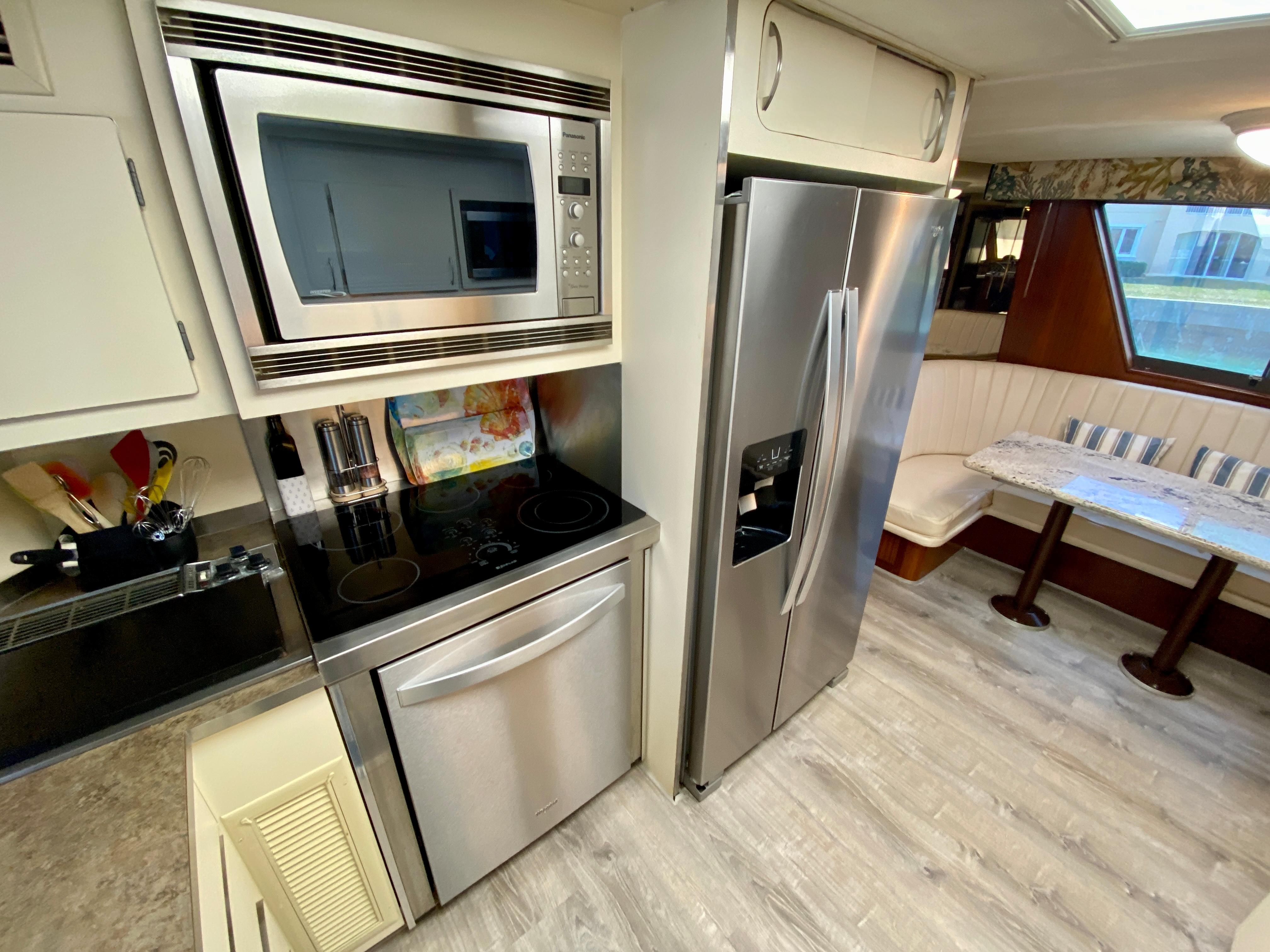 Hatteras 70 Conundrum - Galley, Microwave, Dishwasher and Refrigerator
