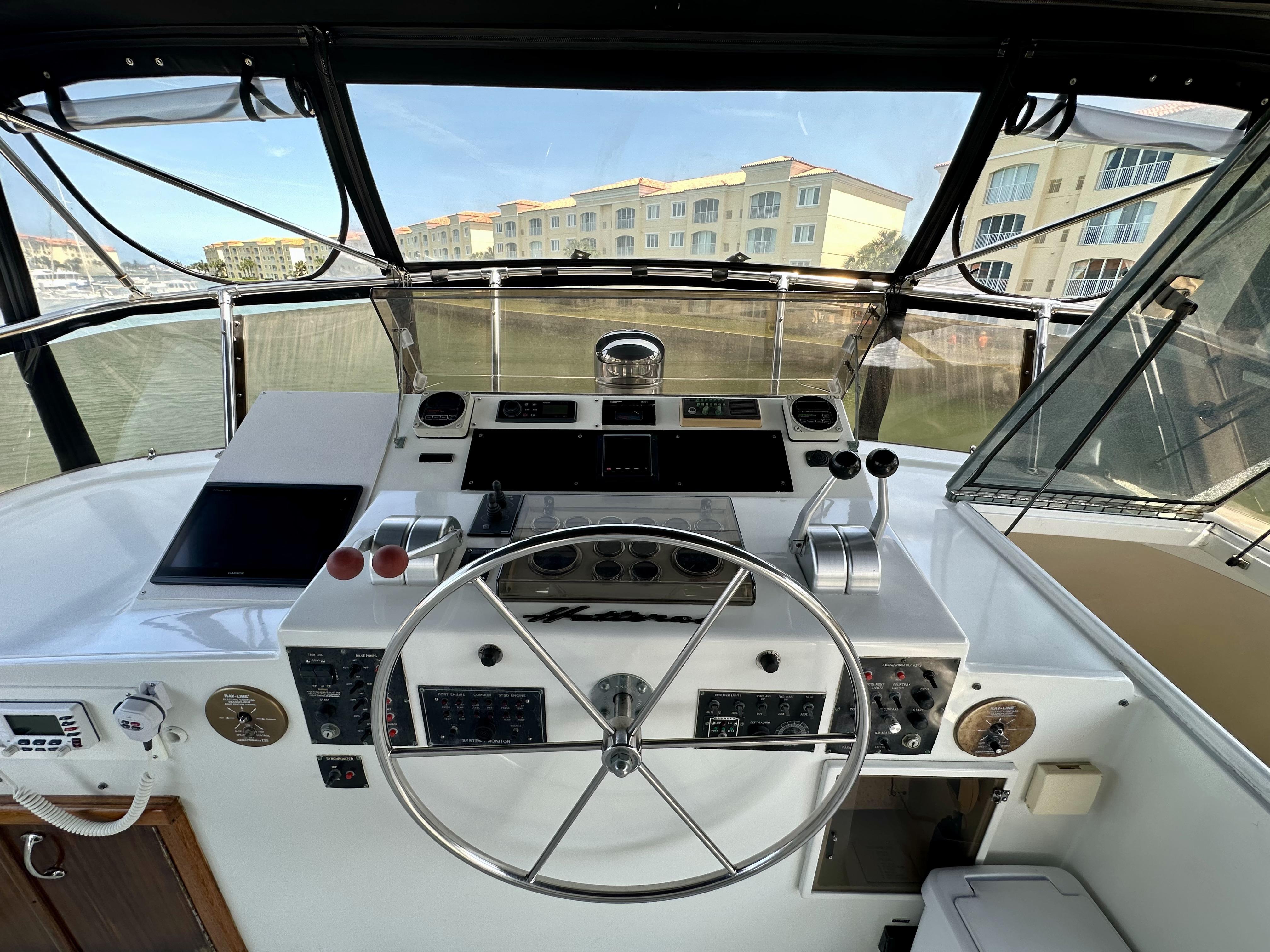 Hatteras 70 Conundrum - Flybridge Electronics and Controls