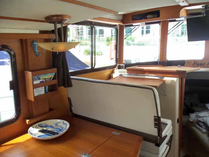 Dinette Converted to Companion Seat