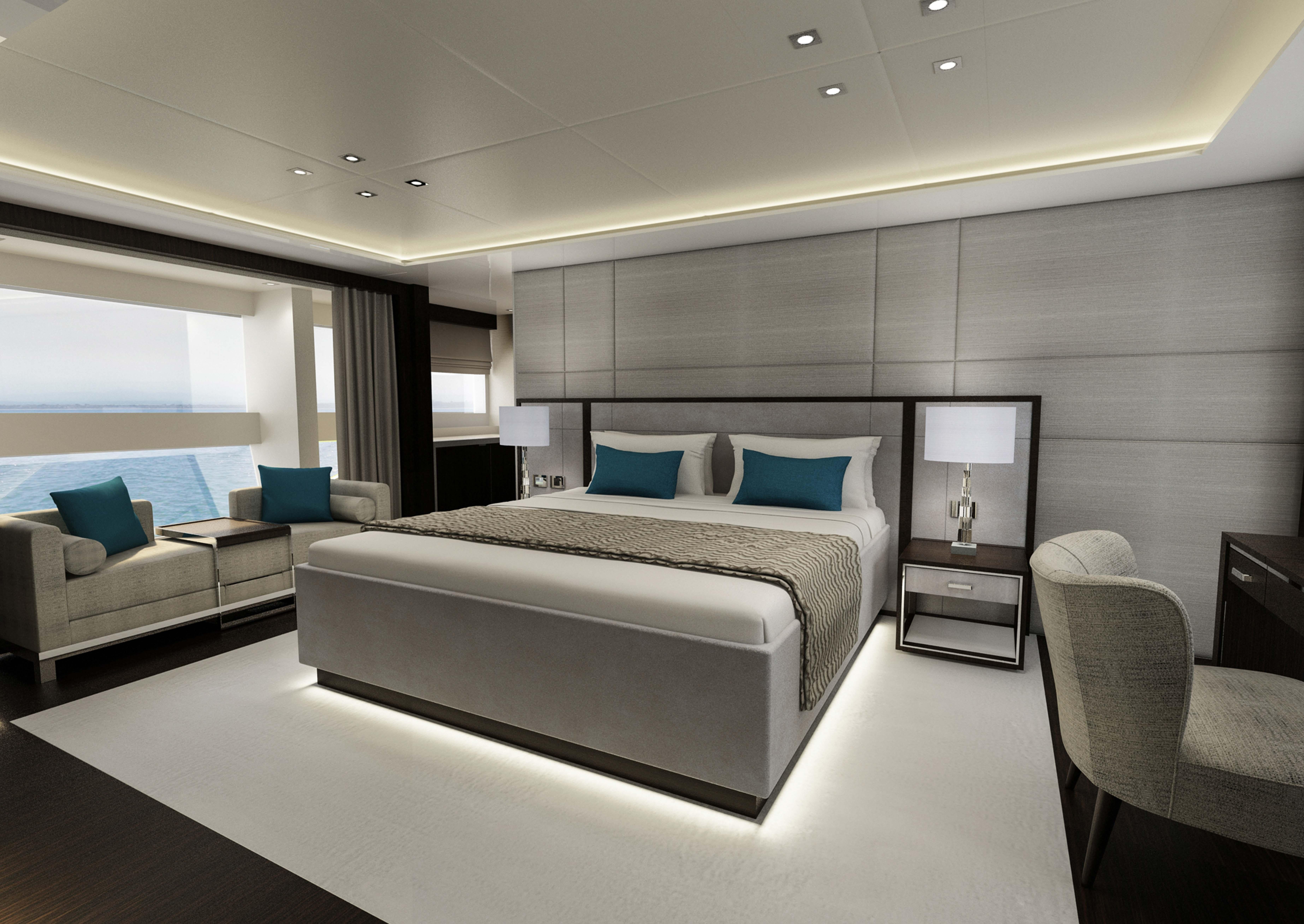  Yacht Photos Pics Manufacturer Provided Image: Sunseeker 116 Yacht Master Cabin