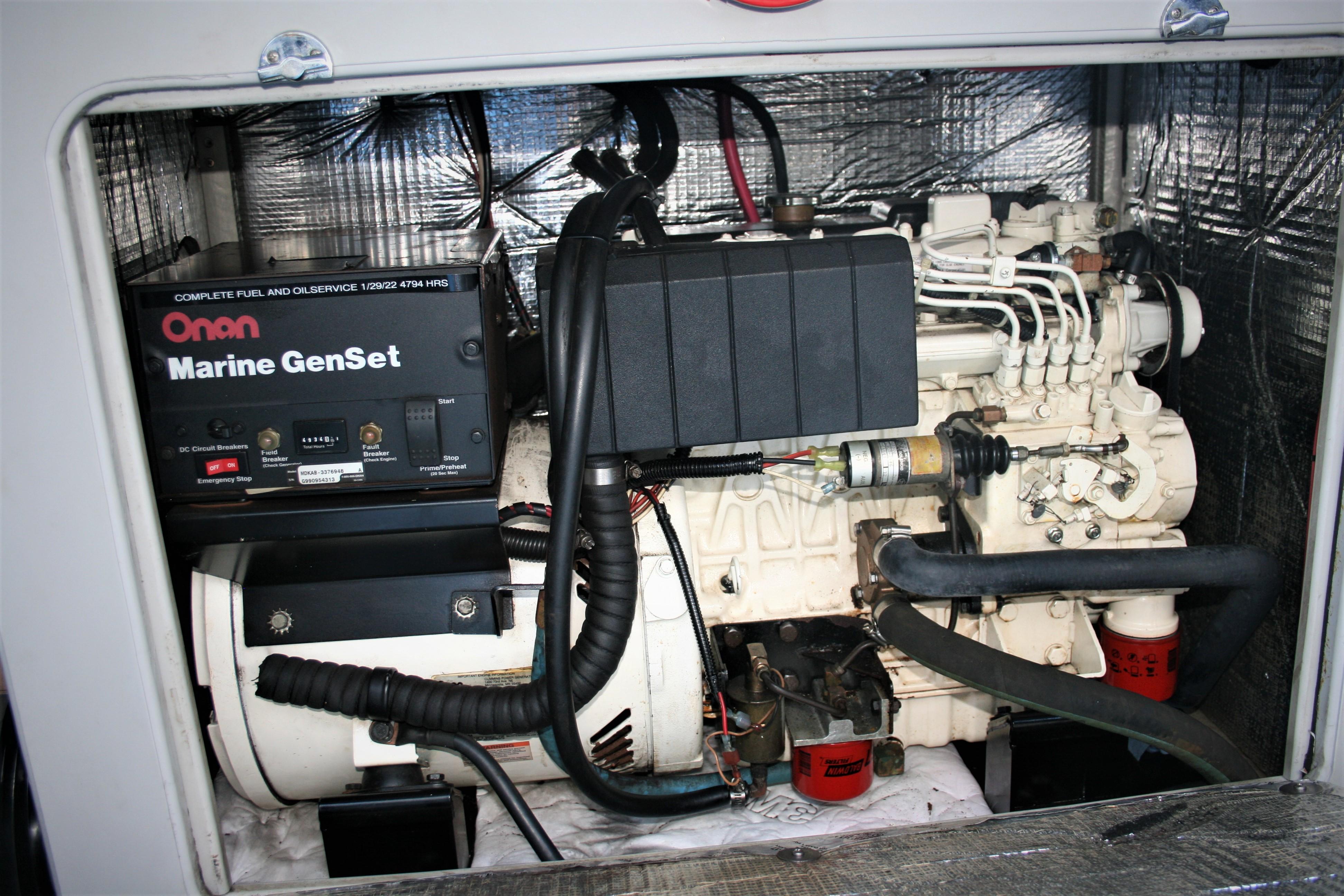 Onan Generator with Sound Shield