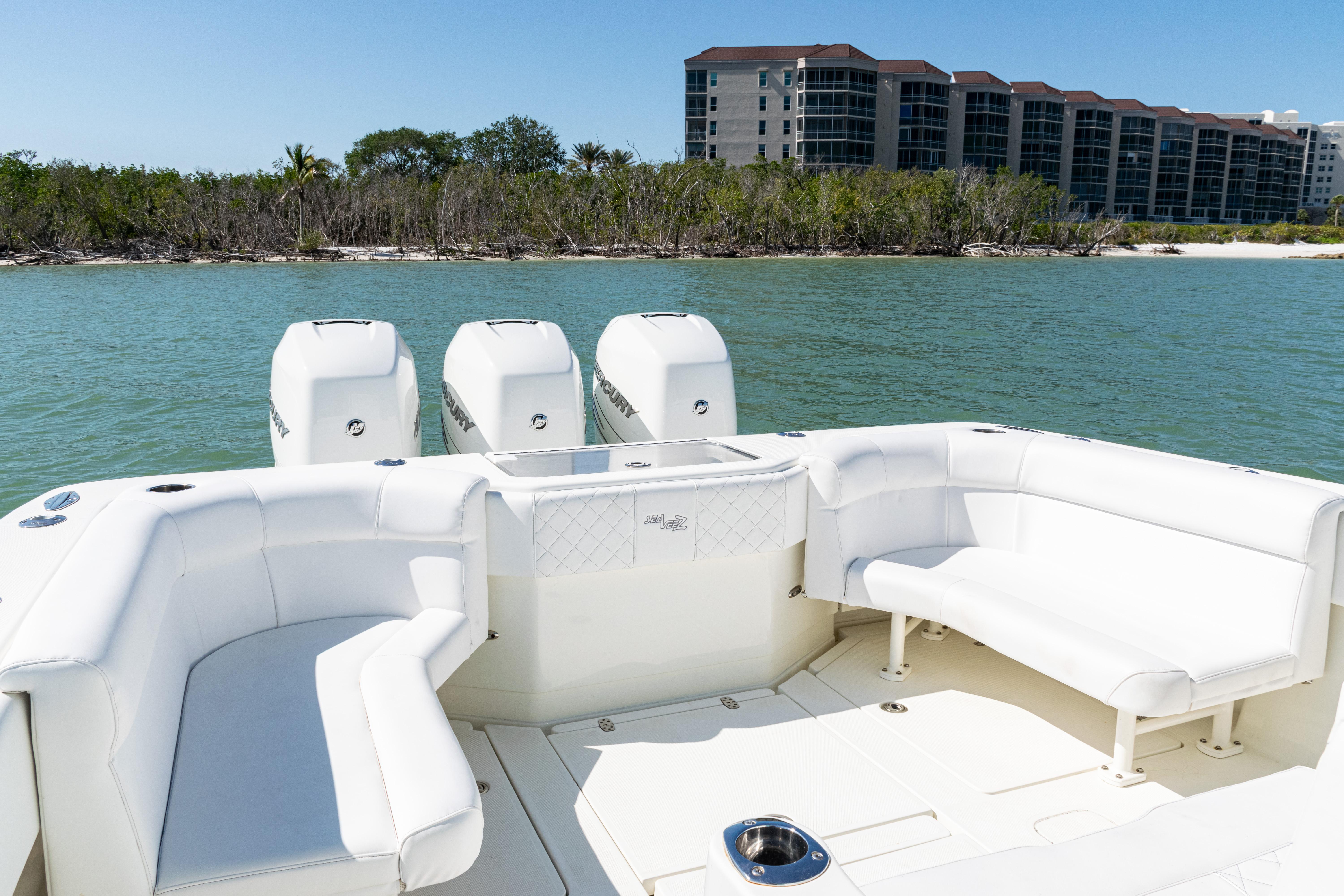 SeaVee-390Z 2015 -FL-US-2015 SeaVee 390Z boat with spacious seating, four engines, and scenic waterfront view.-9766060 | Thumbnail