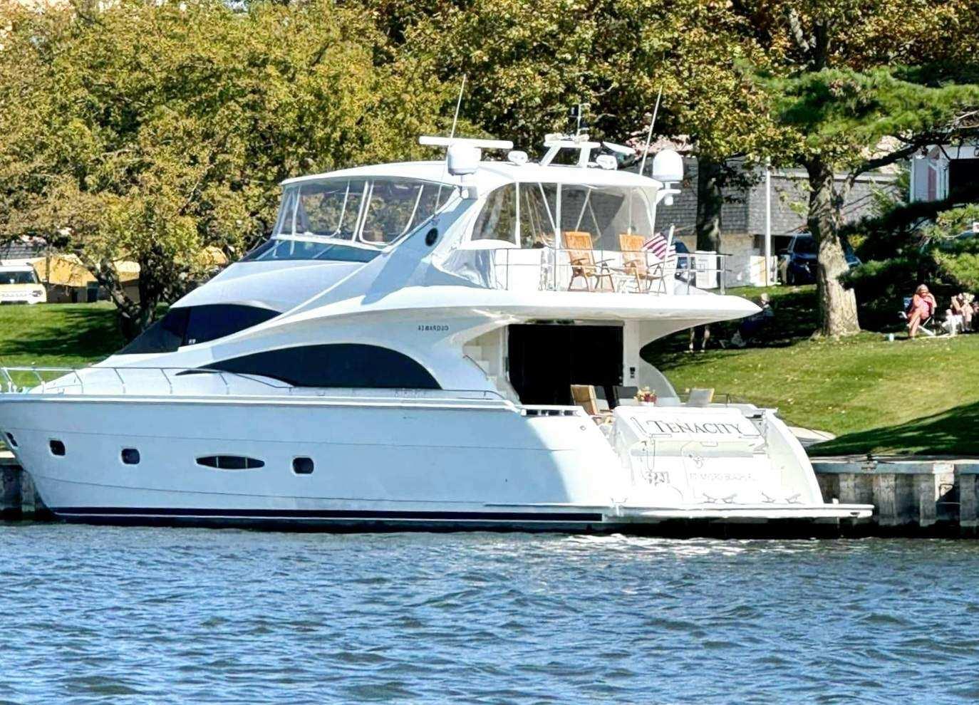 Marquis-65 2005-Tenacity FL-US-Luxury 2005 Marquis 65 yacht docked by a scenic waterfront.-9656261 | Thumbnail