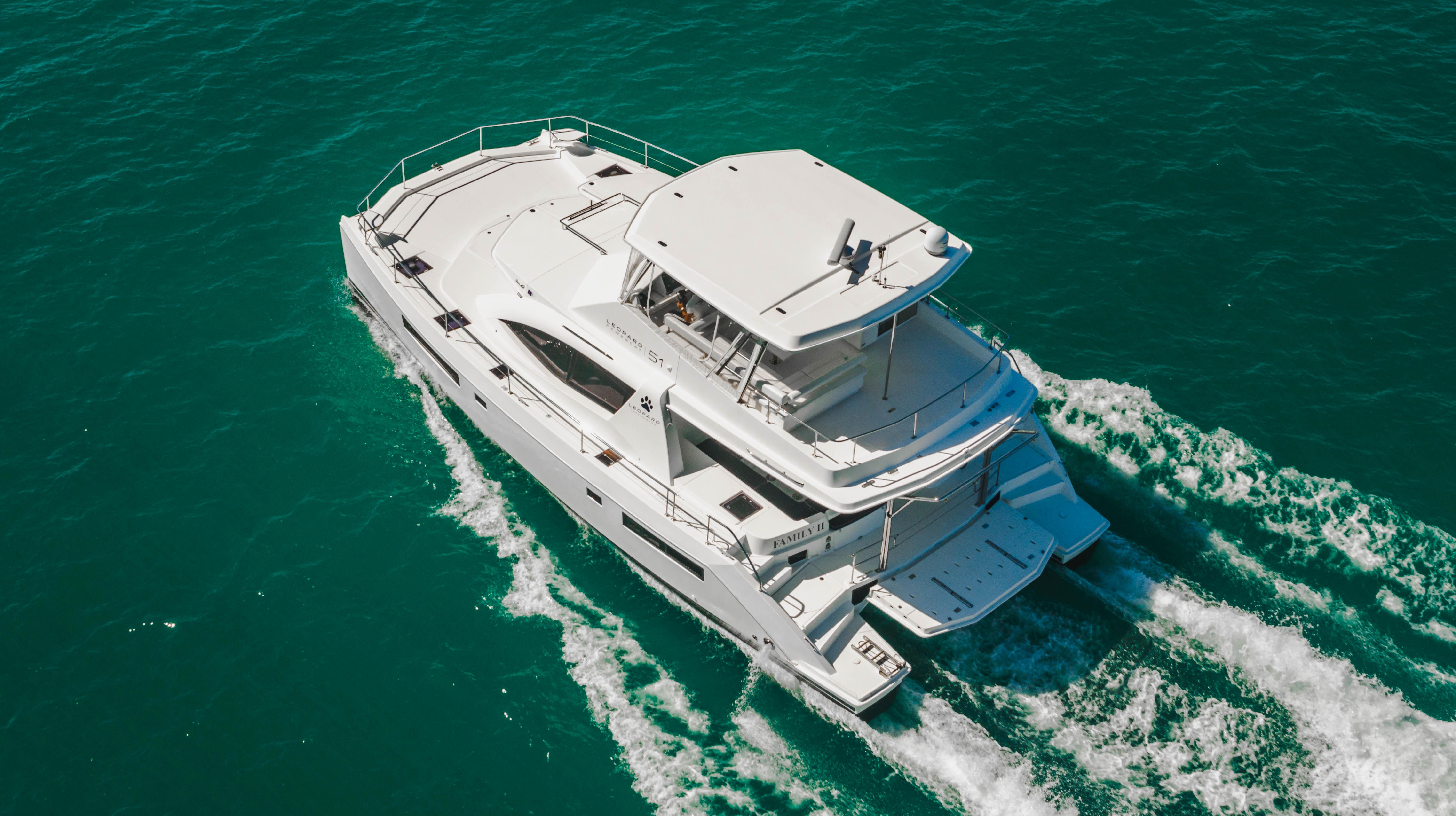 Leopard 51 Powercat Power Catamaran FAMILY II for sale | Leopard Brokerage