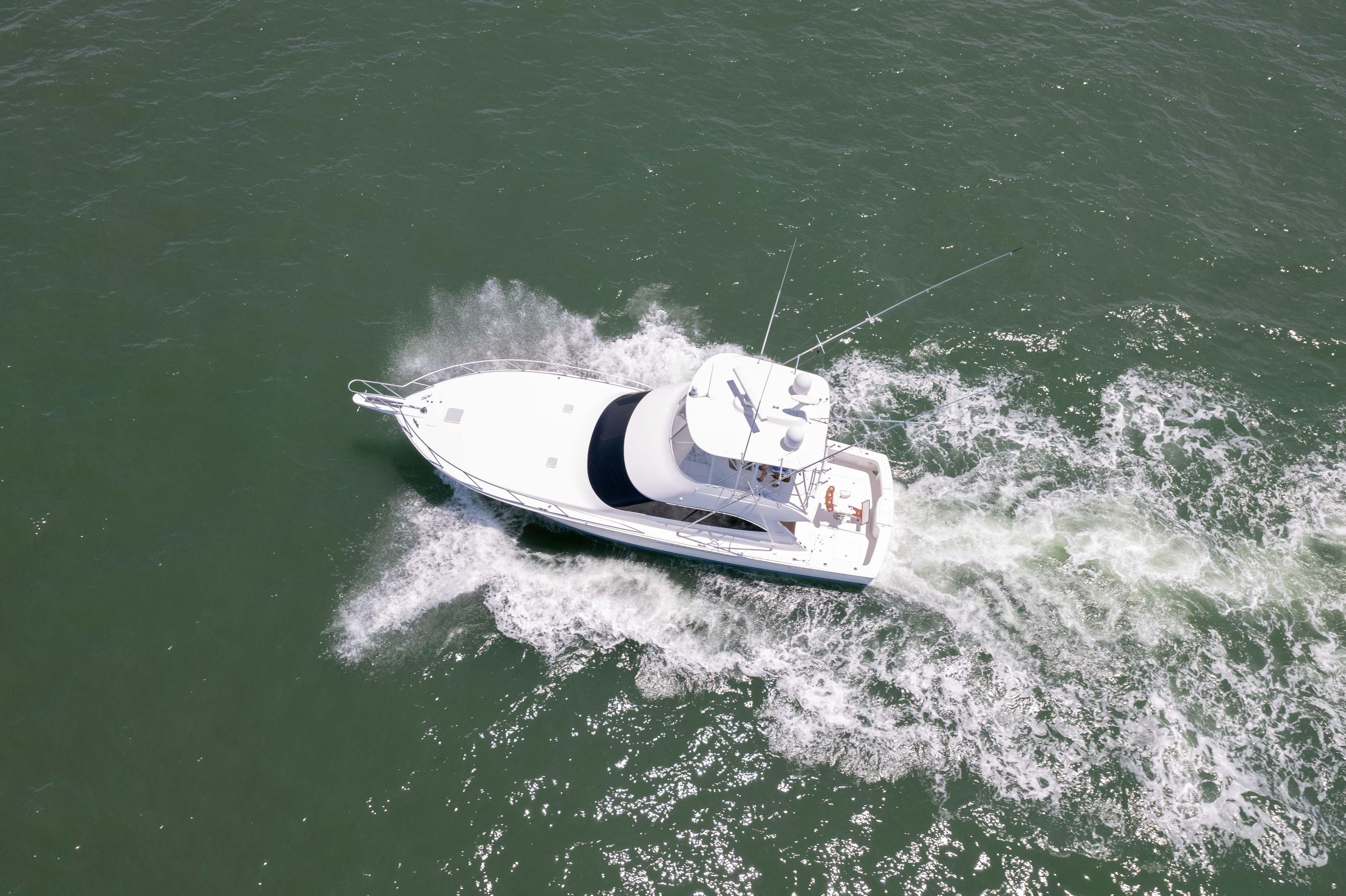 Viking 50 - Sea Hunt - Aerial Profile