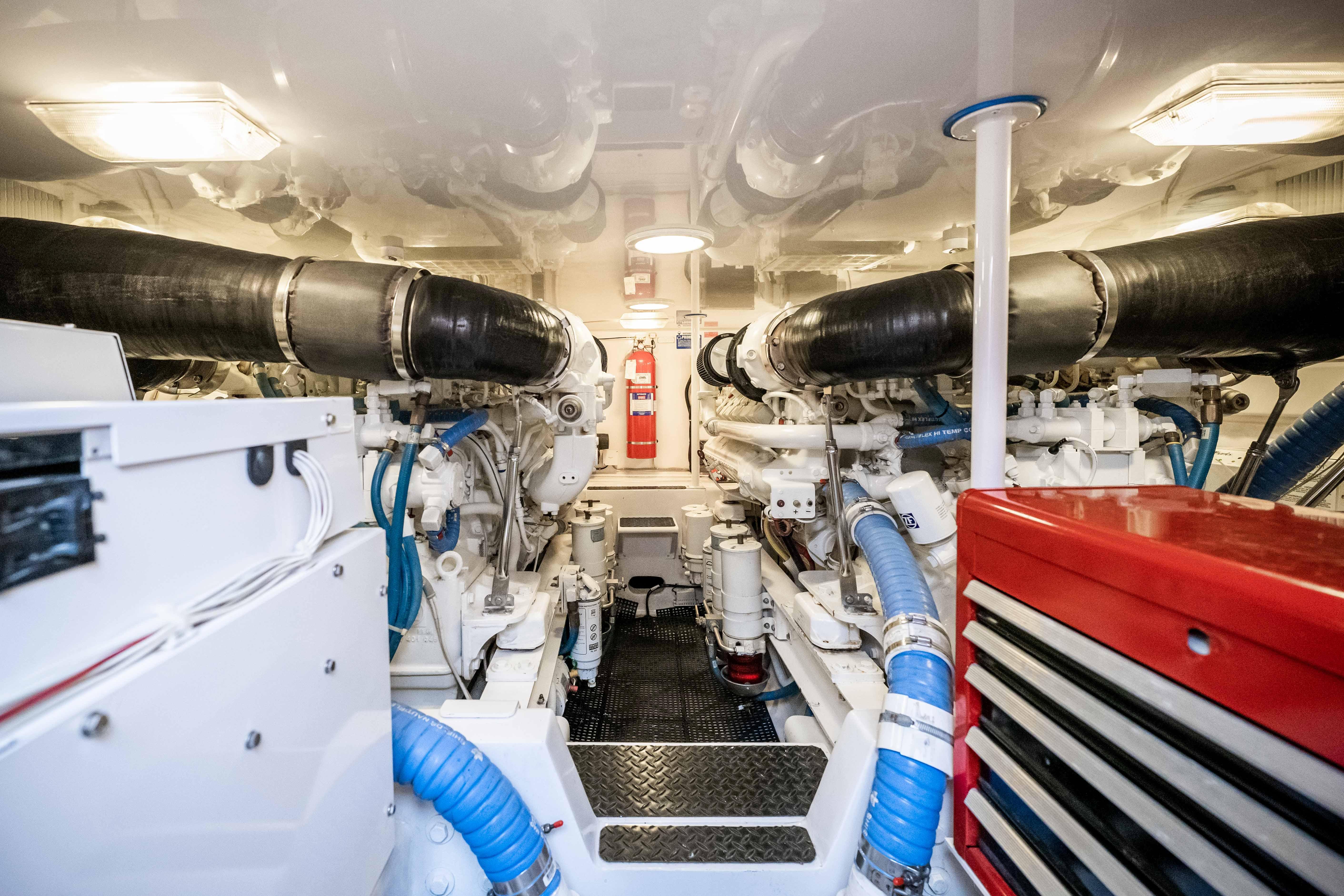 Viking 50 - Sea Hunt - Engine Room
