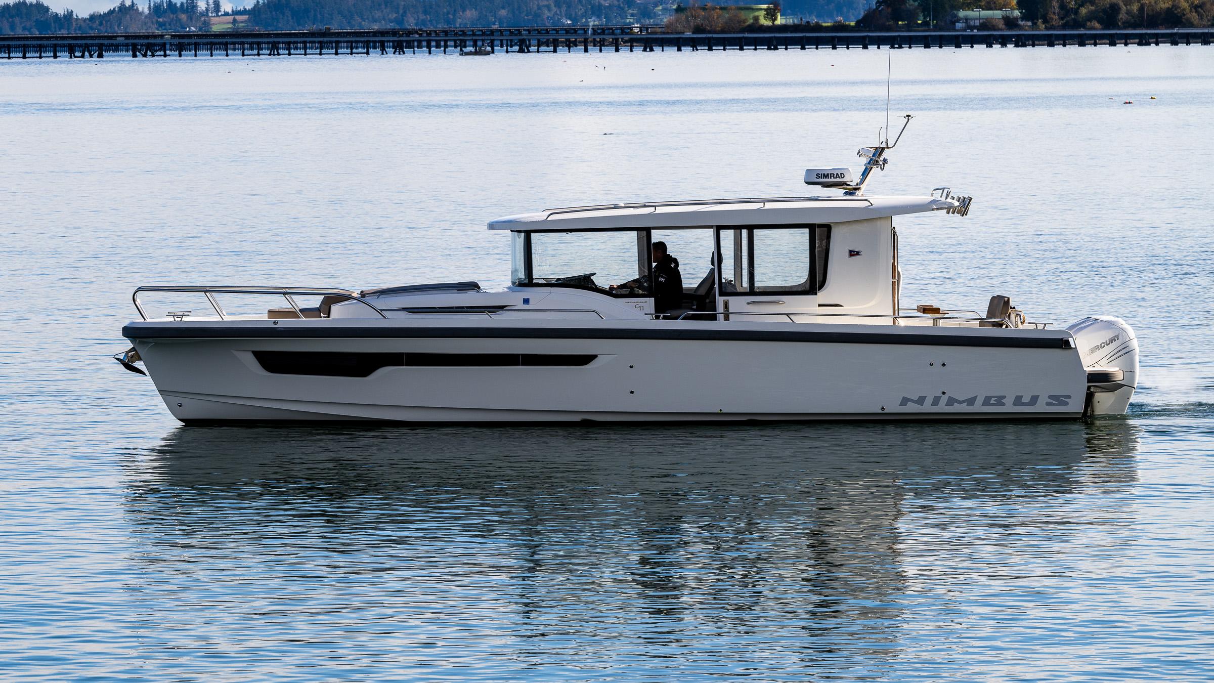 Nimbus-C11 2021-RYLEA ROSE WA-US-Nimbus C11 2021 boat cruising on calm waters.-9586288 | Thumbnail