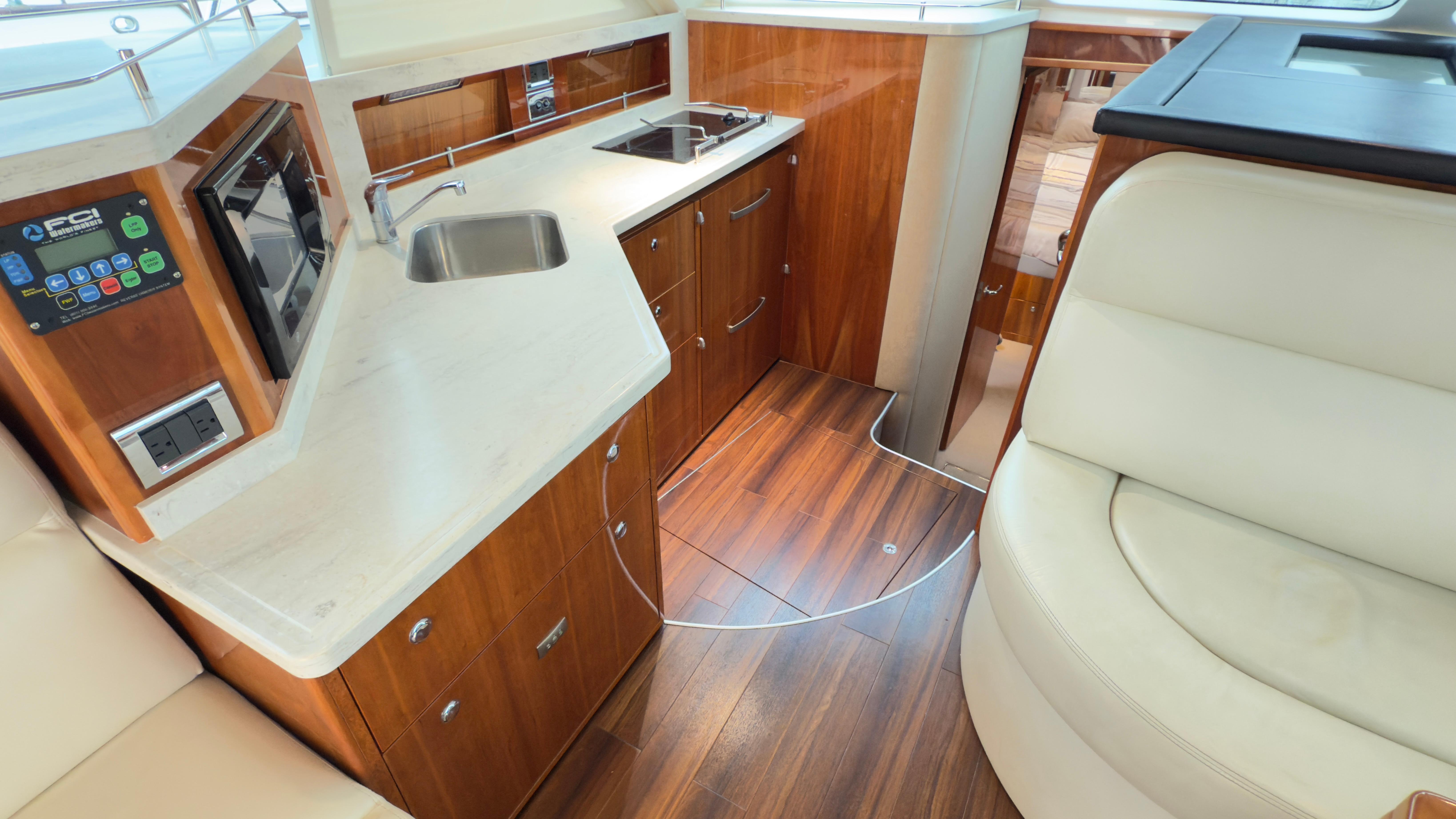 2011 Riviera 43 IPS Open Flybridge #TBTW43016 inventory image at Sun Country Yachts, South Lake Union (Seattle) 2011 Riviera 43 IPS Open Flybridge #TBTW43016 inventory image at Sun Country Yachts, South Lake Union (Seattle)