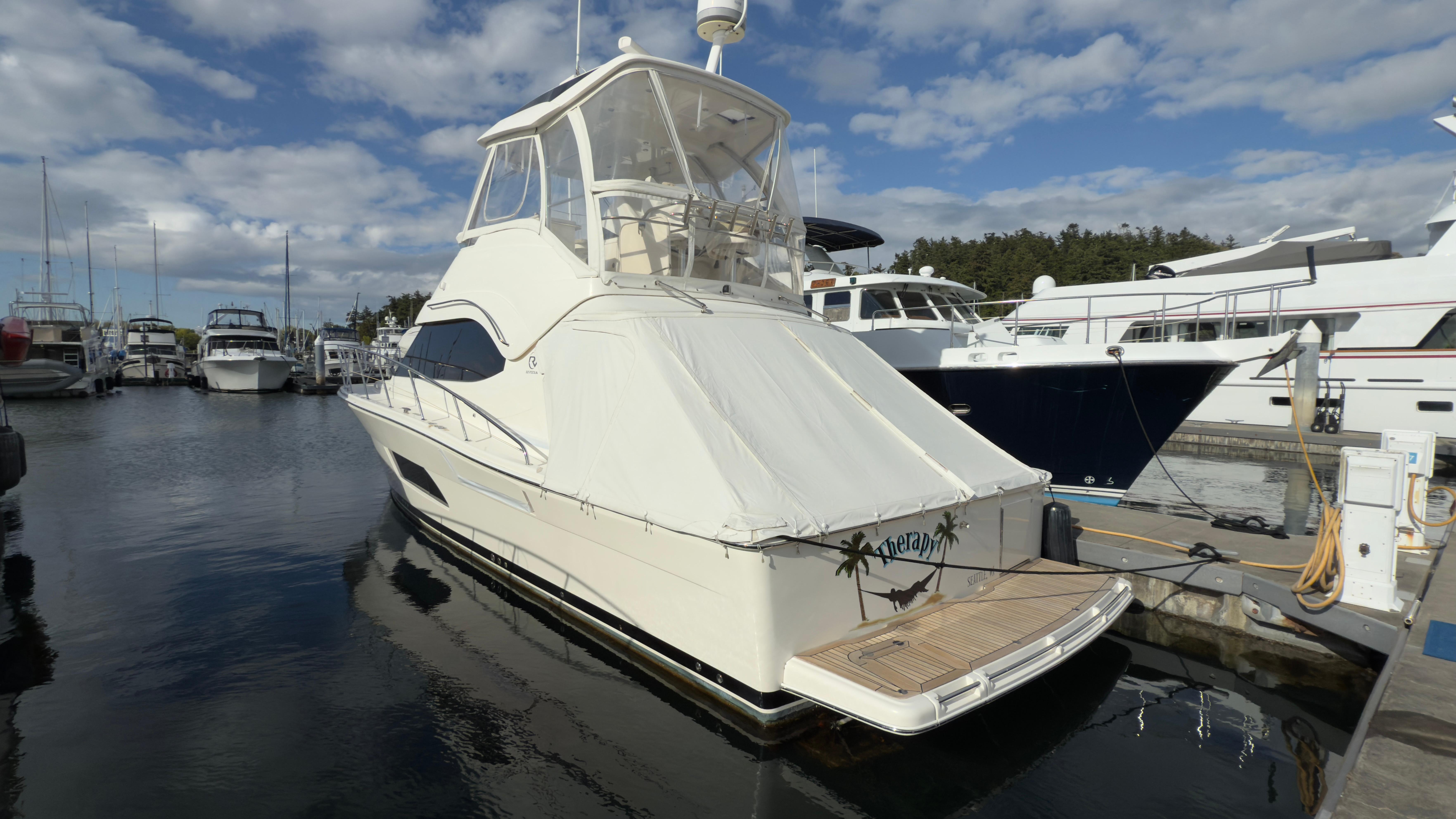 2011 Riviera 43 IPS Open Flybridge #TBTW43016 inventory image at Sun Country Yachts, South Lake Union (Seattle) 2011 Riviera 43 IPS Open Flybridge #TBTW43016 inventory image at Sun Country Yachts, South Lake Union (Seattle)