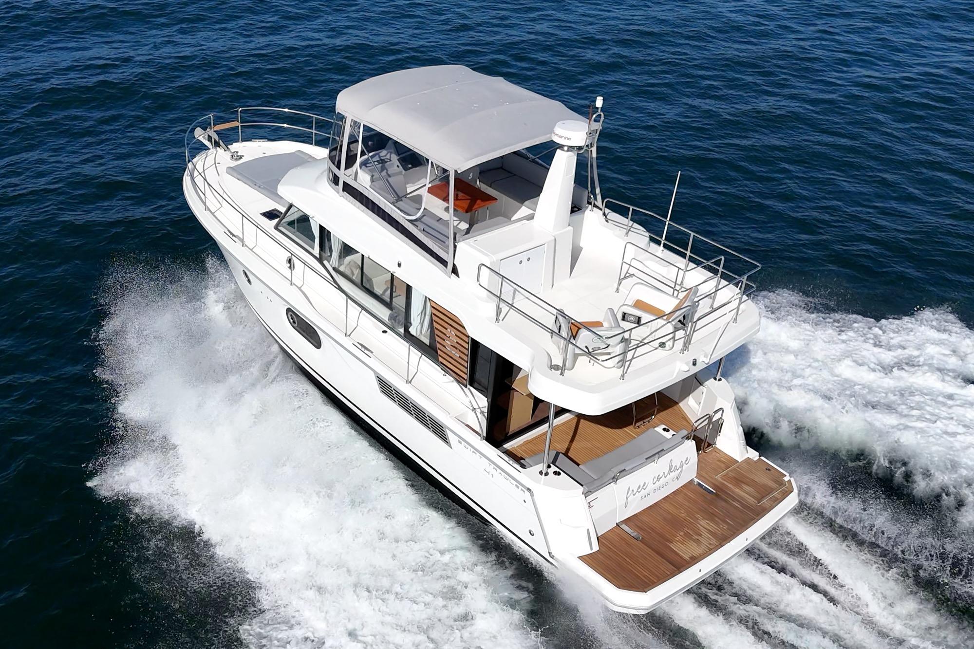2025 Beneteau Swift Trawler 41 #TBSS221I inventory image at Sun Country Marine Group, San Diego Harbor Island