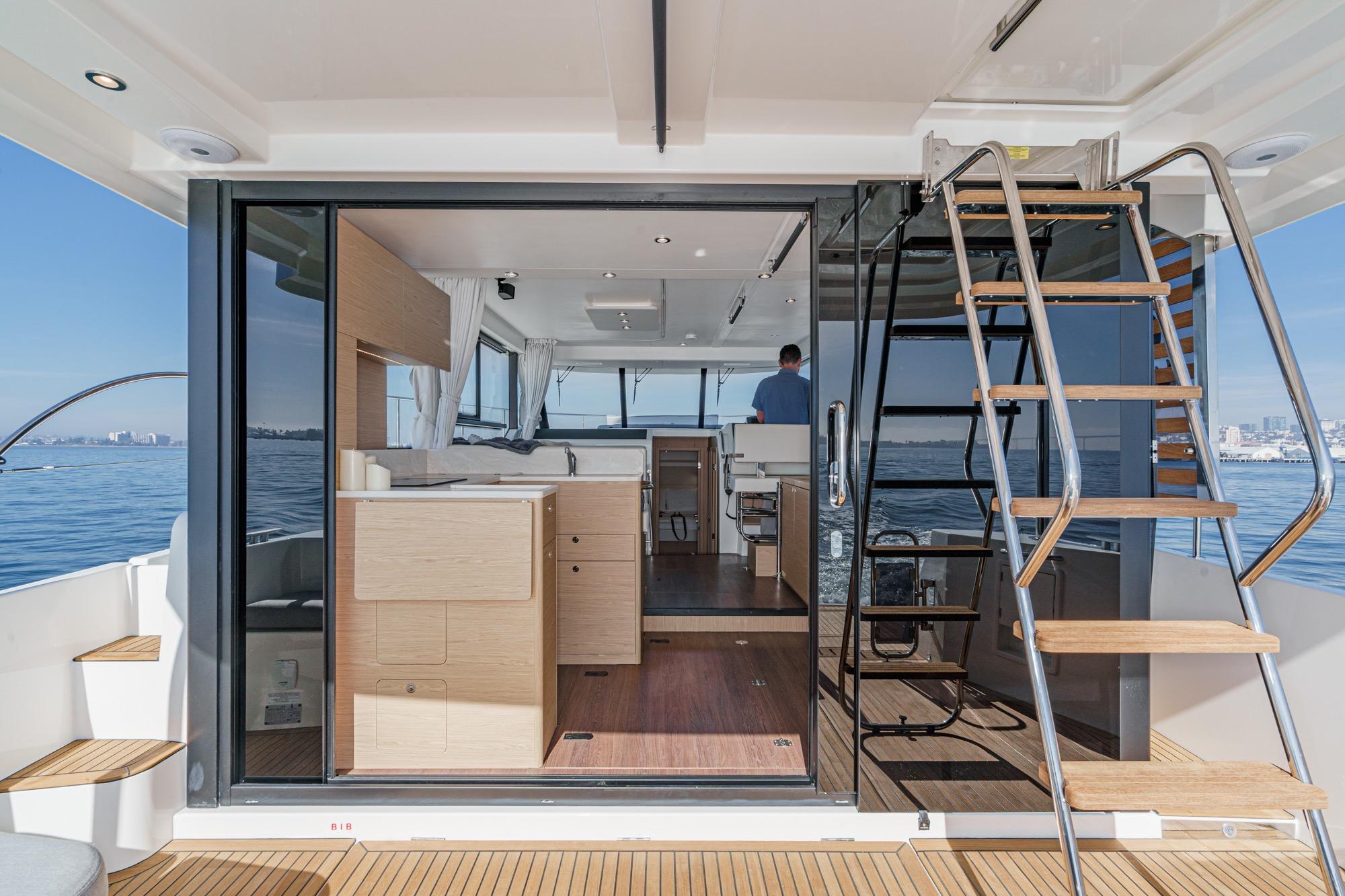 2025 Beneteau Swift Trawler 41 #TBSS221I inventory image at Sun Country Marine Group, San Diego Harbor Island