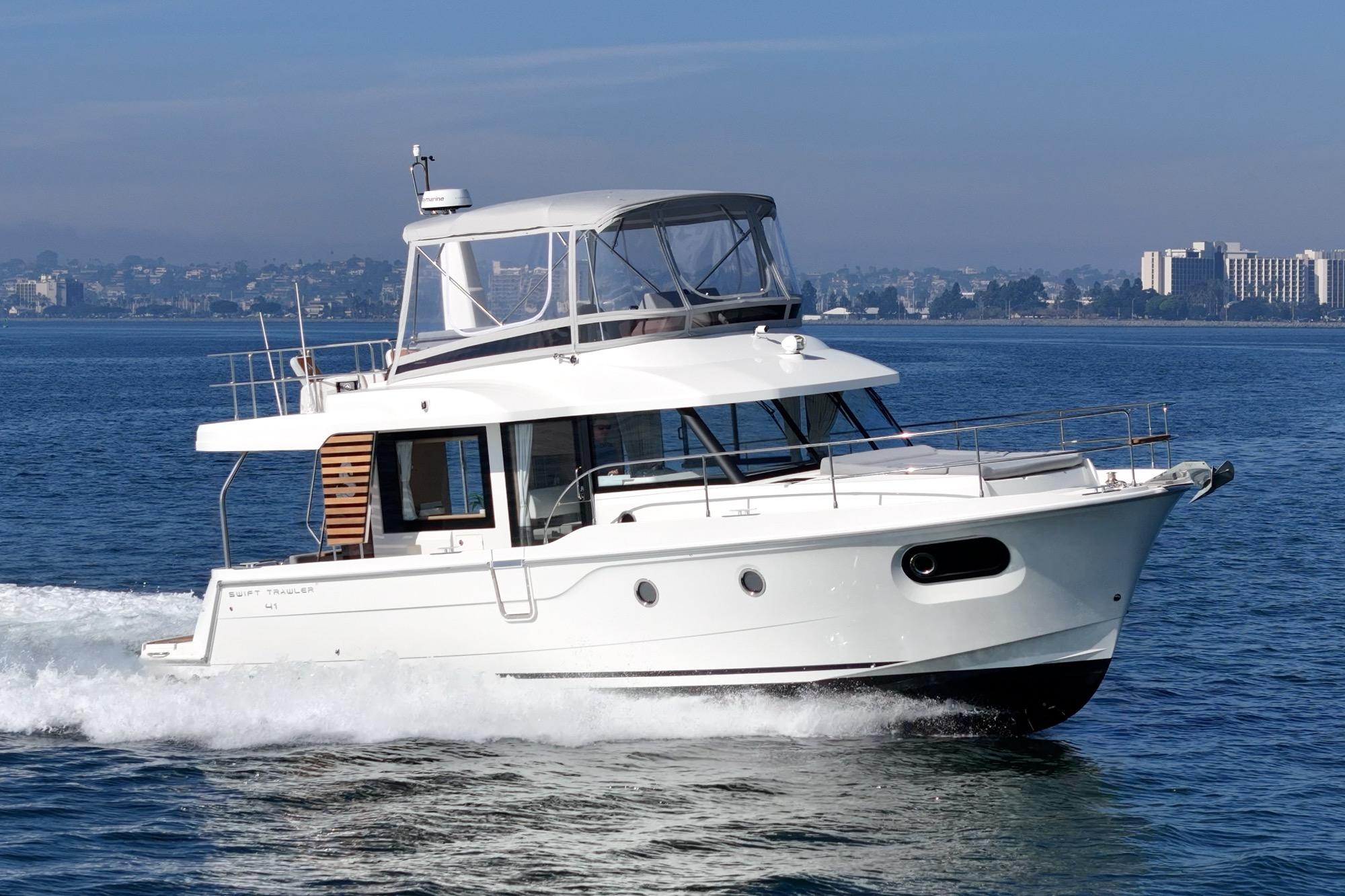 2025 Beneteau Swift Trawler 41 #TBSS221I inventory image at Sun Country Marine Group, San Diego Harbor Island