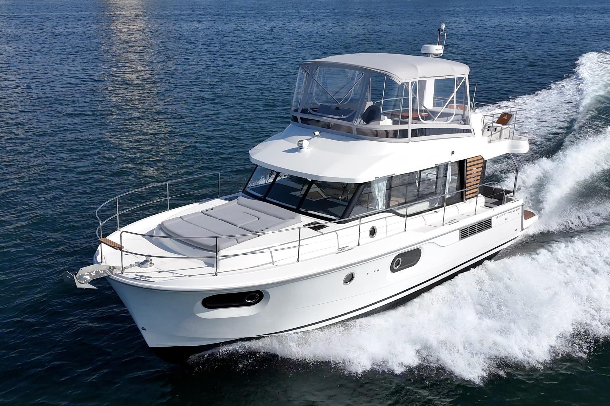 2025 Beneteau Swift Trawler 41 #TBSS221I inventory image at Sun Country Marine Group, San Diego Harbor Island
