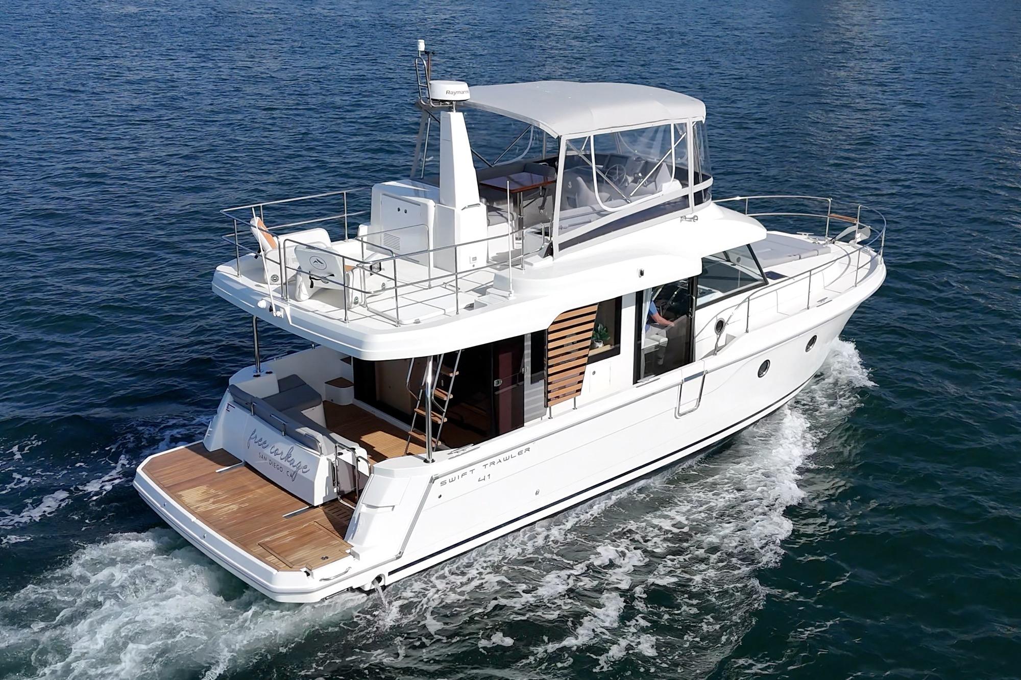 2025 Beneteau Swift Trawler 41 #TBSS221I inventory image at Sun Country Marine Group, San Diego Harbor Island