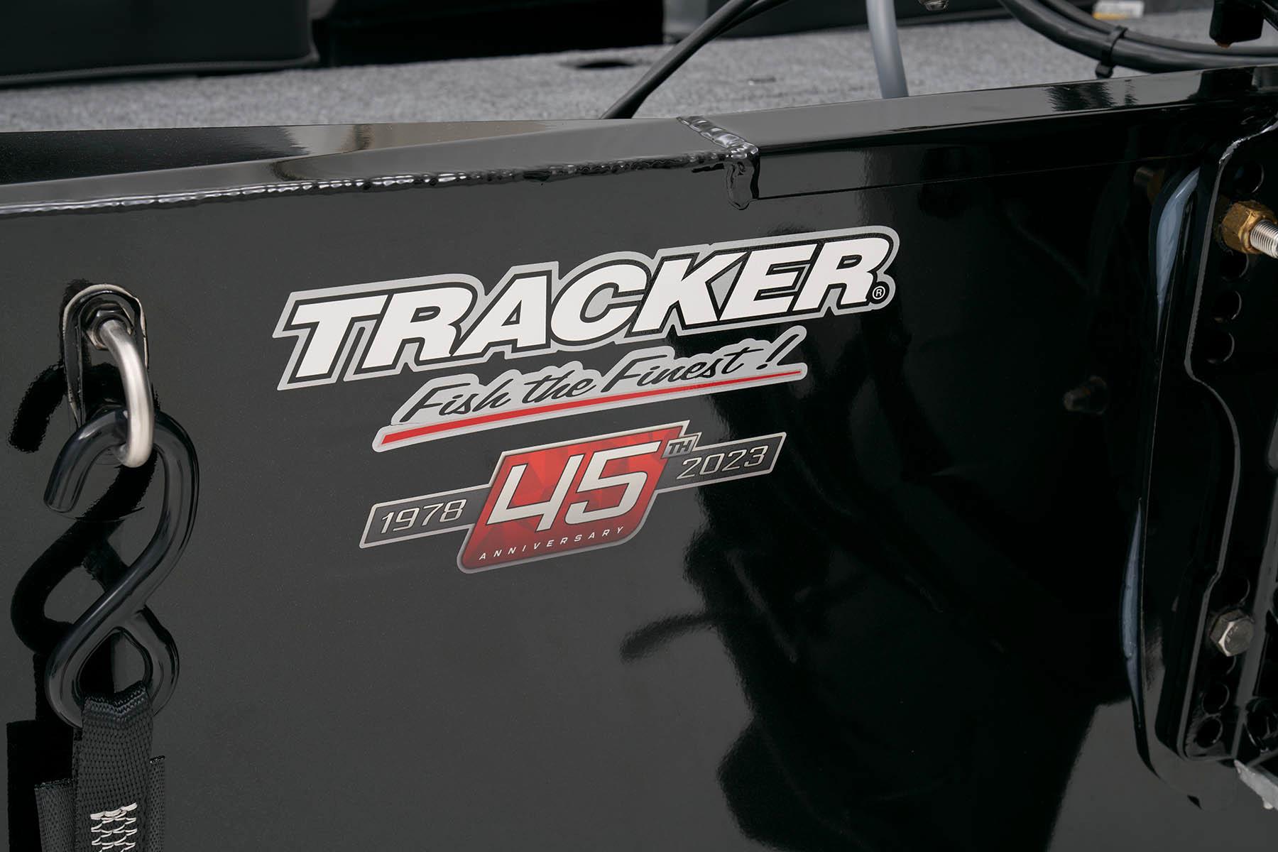 Bass Tracker Boats Fish the Finest Boat Hull Decal - Single