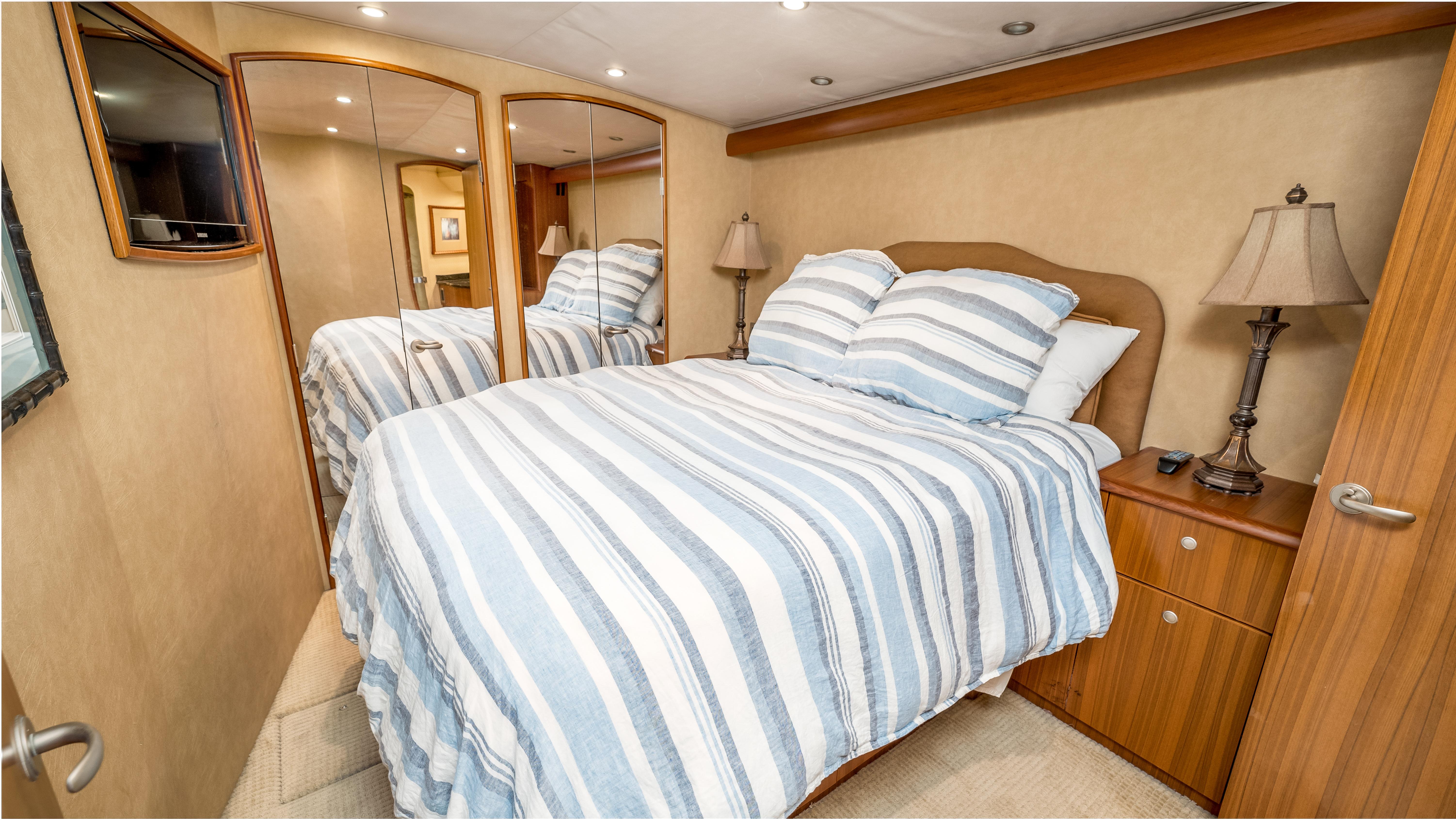 2008 56 Viking 56C Just the Tip Master Stateroom