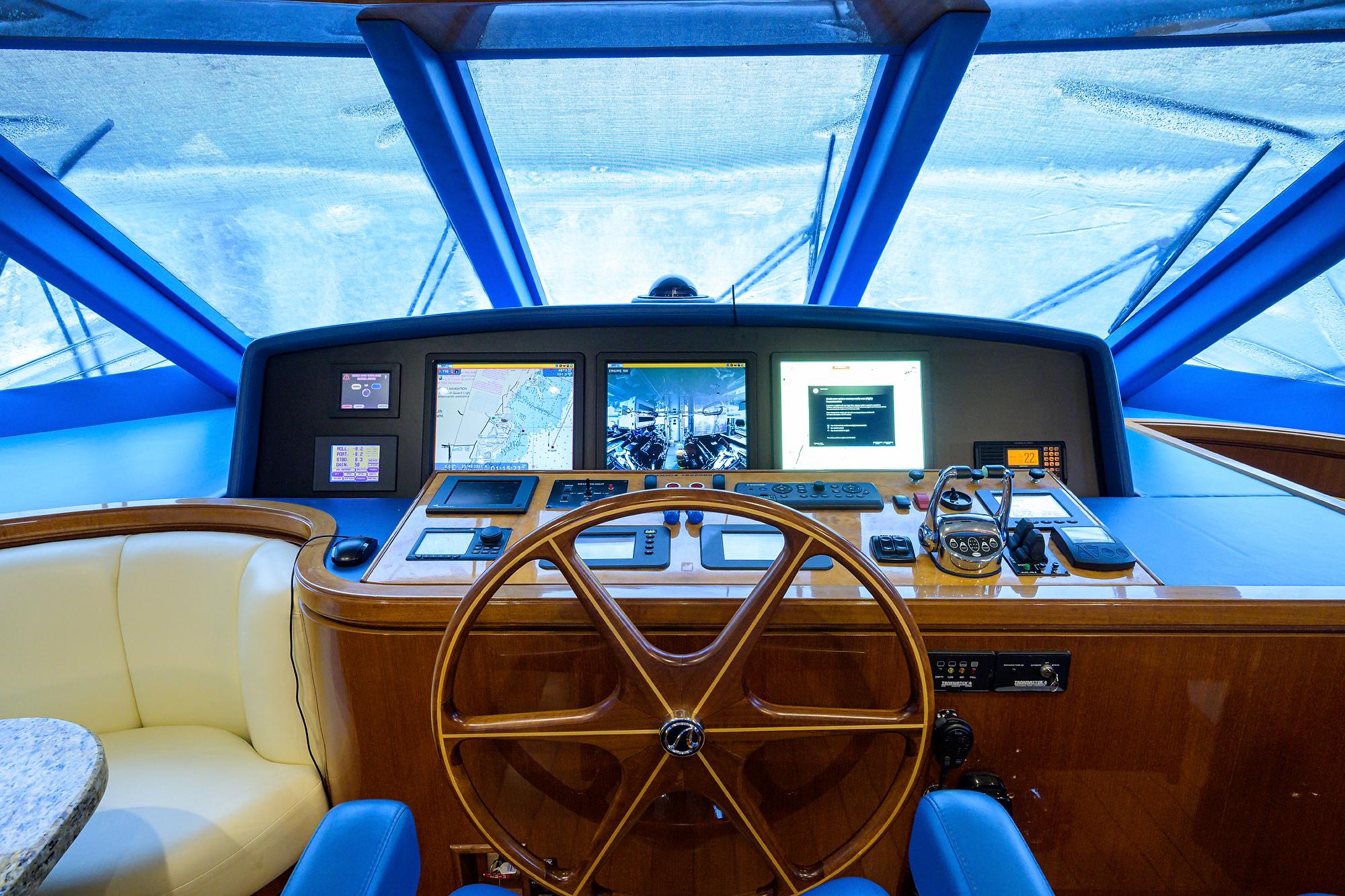 Ocean Alexander 80 BARNSTAR - Lower Helm Electronics