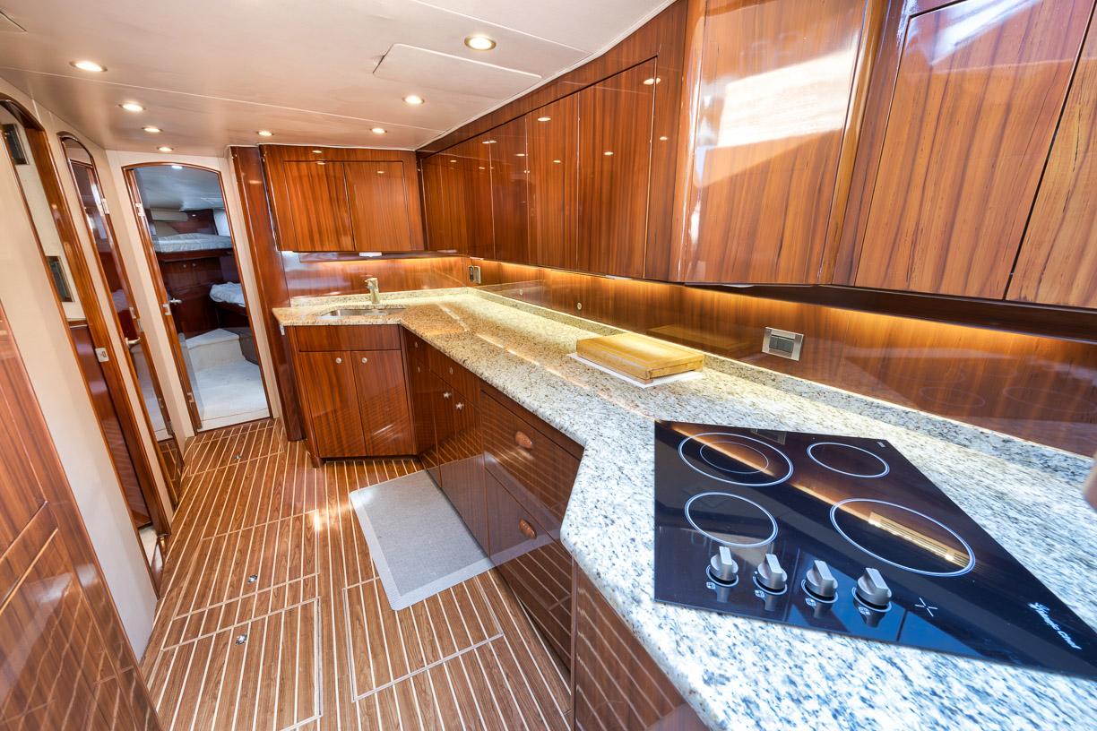 Viking 52 Smooth Operator - Galley, Cooktop and Storage