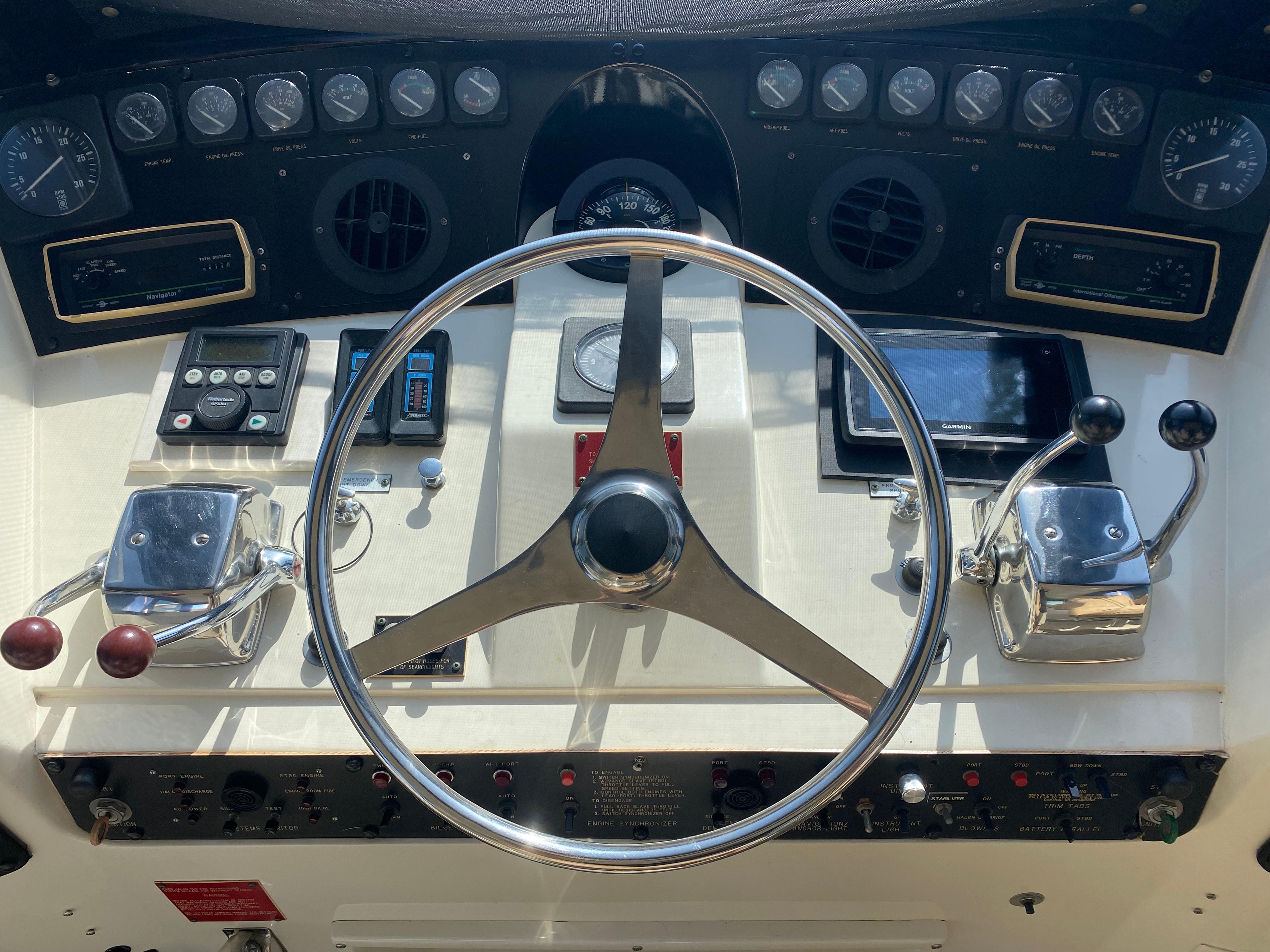 Hatteras-52 Cockpit Motor Yacht 1990-Hatt Trick FL-US-9756531 | Thumbnail