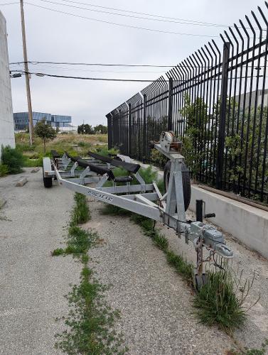 Two axel galvanized trailer