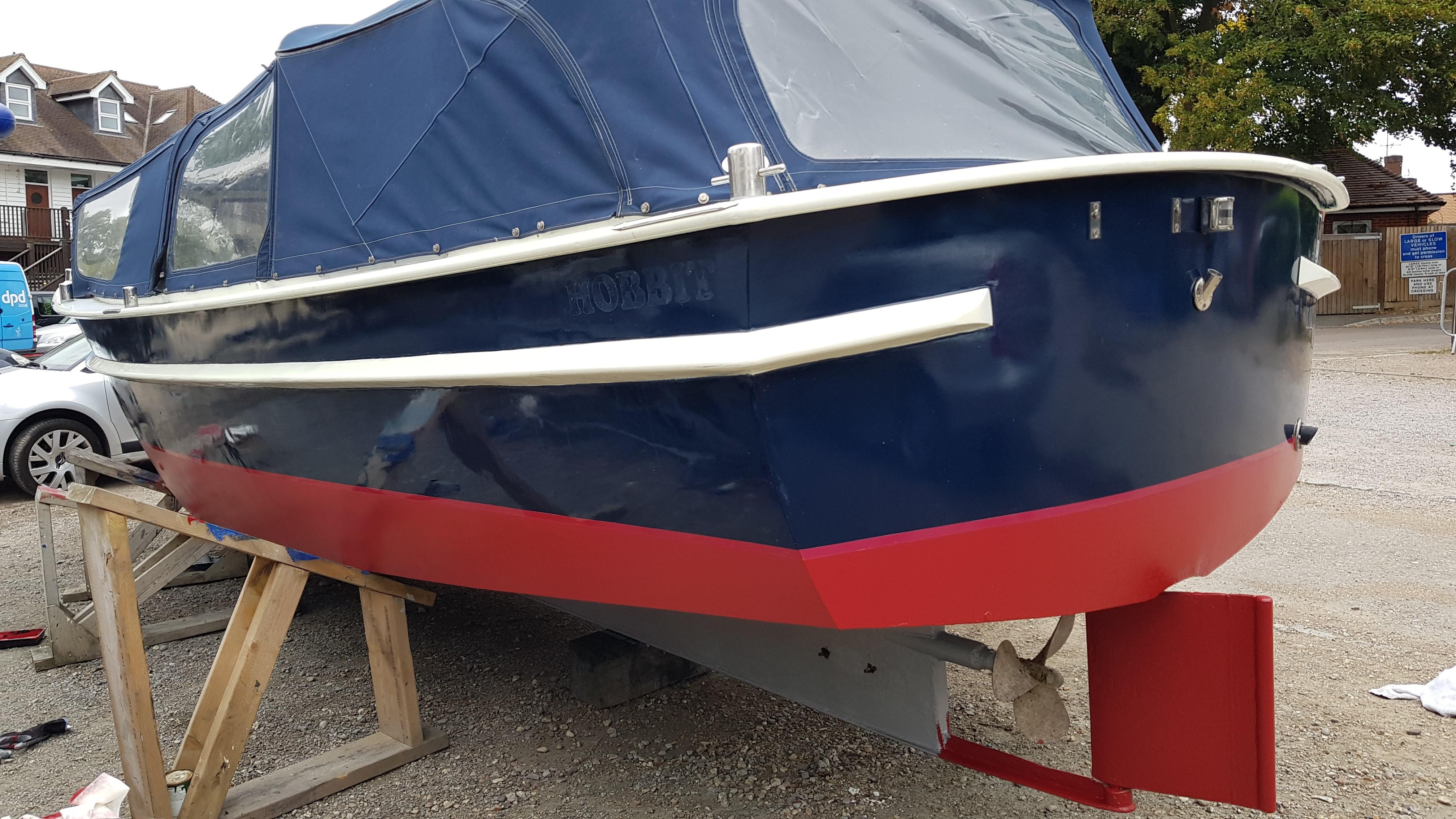1986 Tender Steel Boat