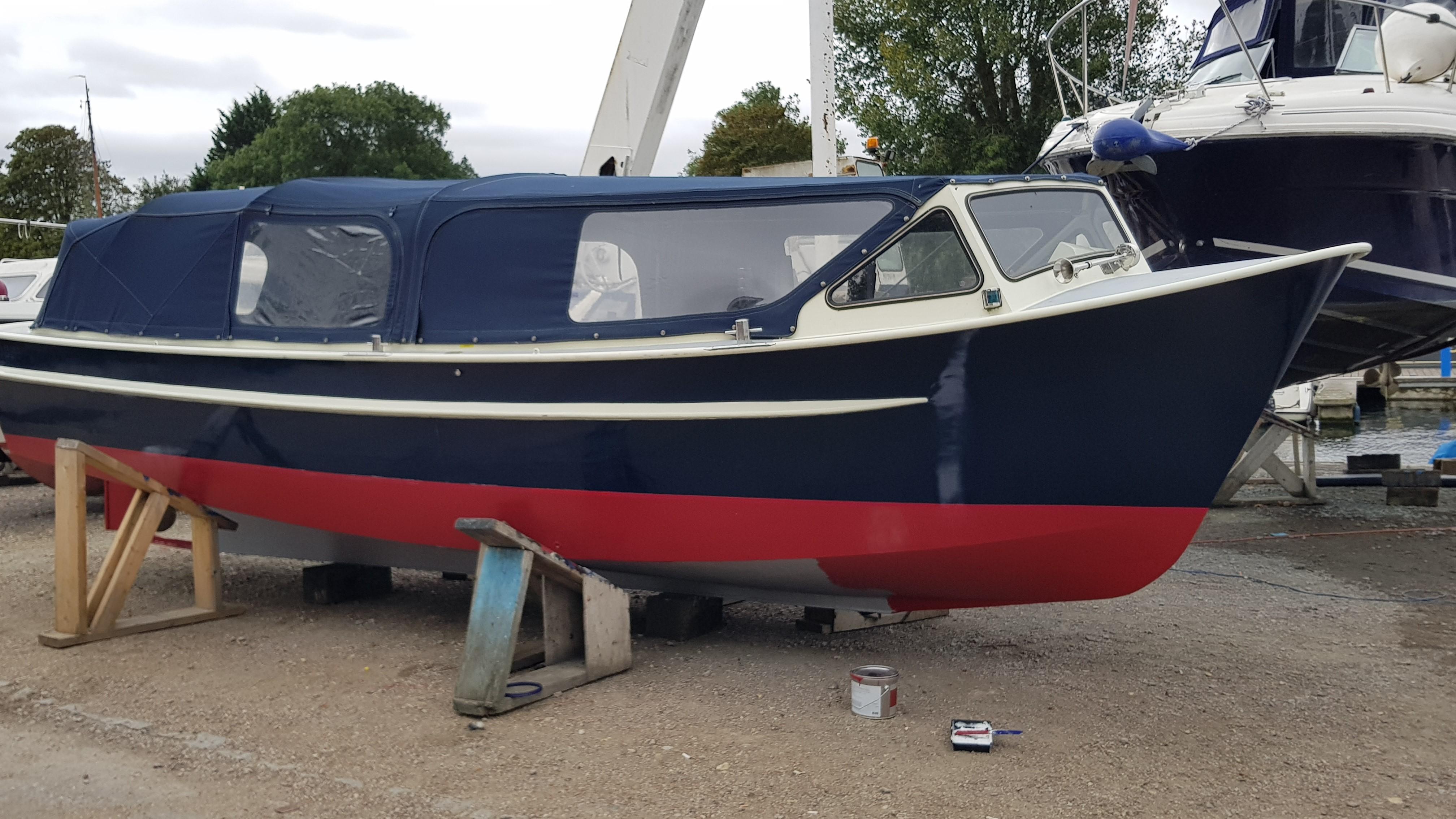 1986 Tender Steel Boat