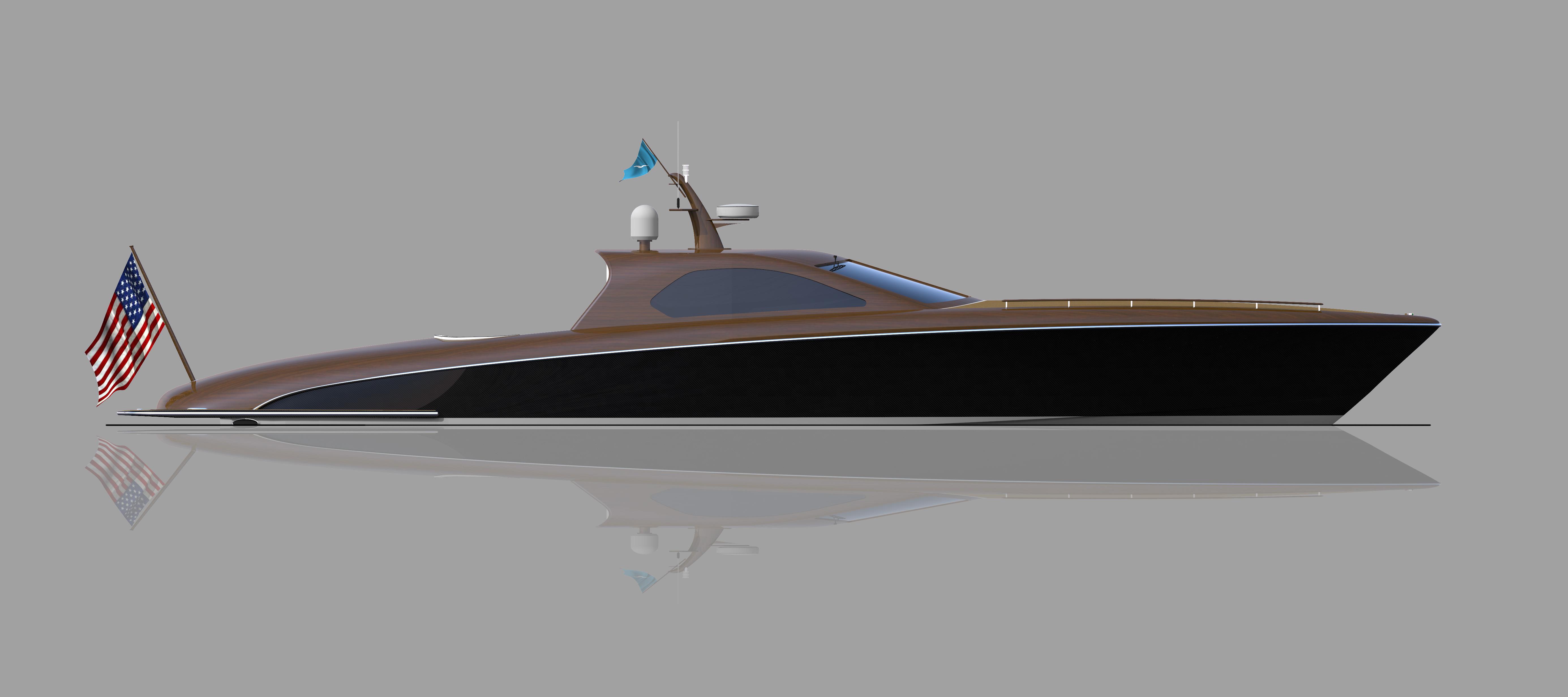 60' Sport Boat Profile