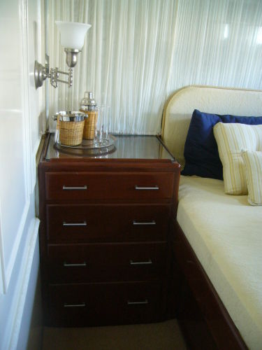 Night Stand in VIP Guest Stateroom