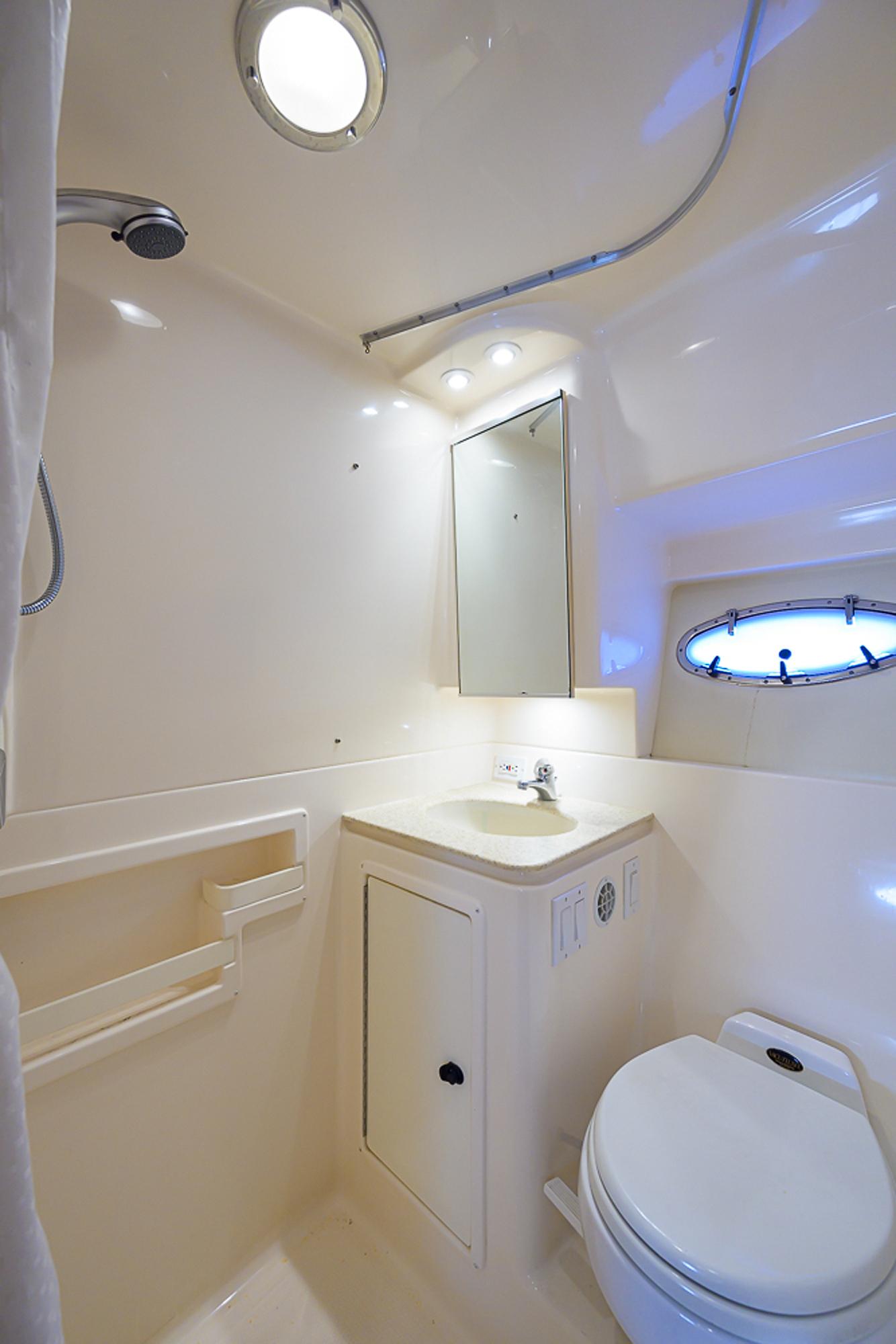 Tiara Yachts 35 Dorado - Interior photo of head, sink and mirror