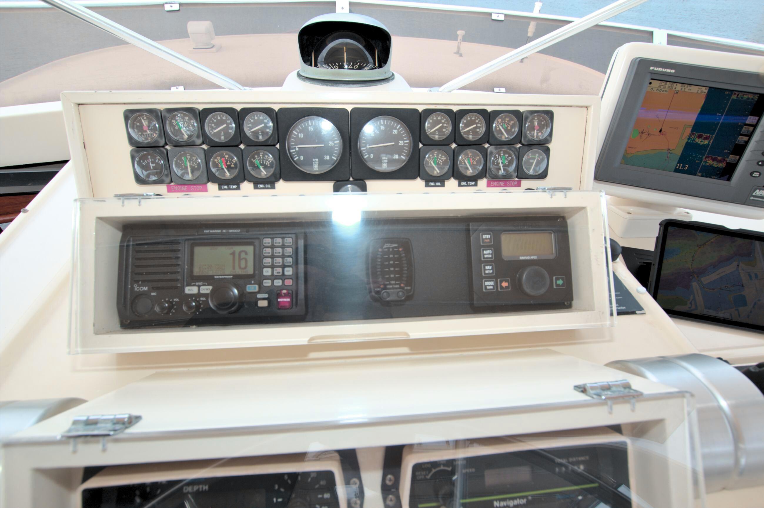 Tollycraft-61 Pilothouse Motor Yacht 1989-Brown FL-US-9206681 | Thumbnail