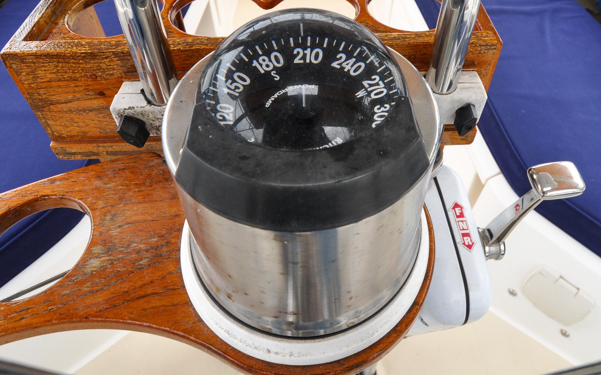 Jezebel Yacht Photos Pics Sabre 426 - Jezebel - Cockpit - Helm Station - Ships Compass