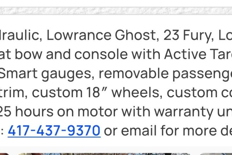 2024 Nitro Z21 XL Pro features, contact number for details: 417-437-9370.