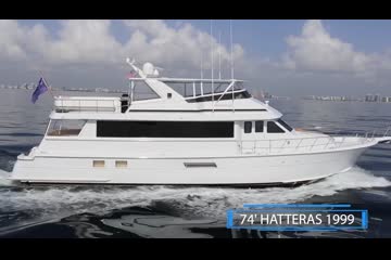 Hatteras 74 Sport Deck Motor Yacht video