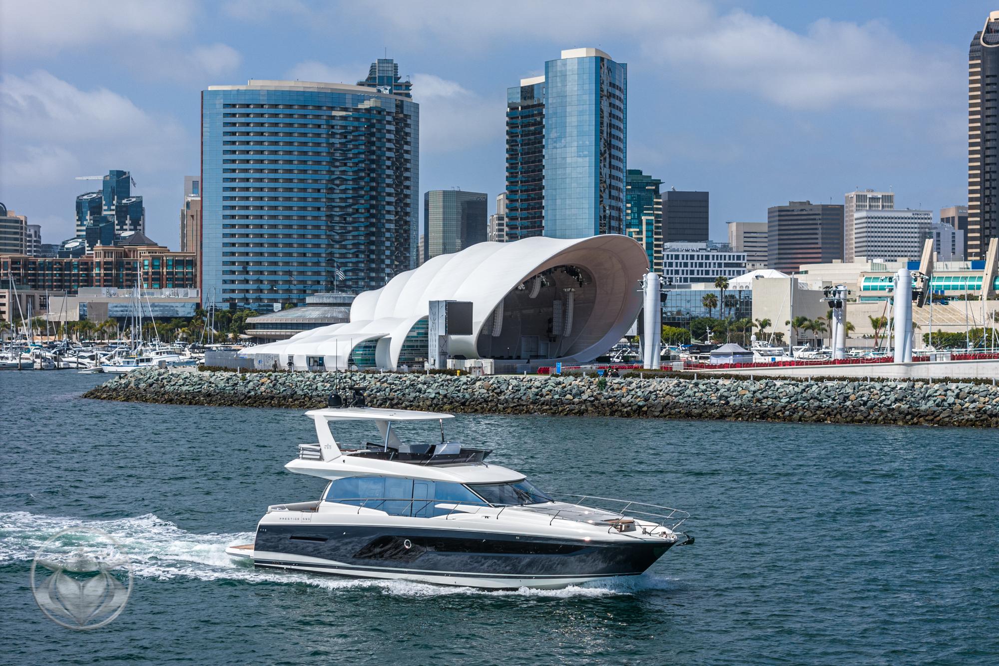 2024 Prestige 590 Fly #PR124A-24 inventory image at Sun Country Yachts, San Diego Marriott Marquis 2024 Prestige 590 Fly #PR124A-24 inventory image at Sun Country Yachts, San Diego Marriott Marquis