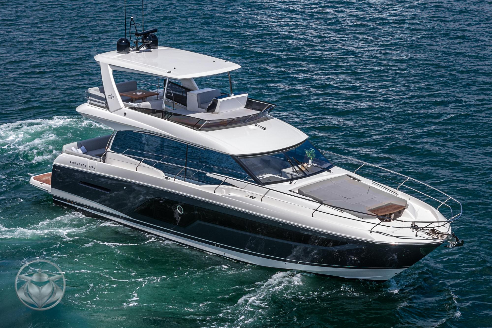 2024 Prestige 590 Fly #PR124A-24 inventory image at Sun Country Yachts, San Diego Marriott Marquis 2024 Prestige 590 Fly #PR124A-24 inventory image at Sun Country Yachts, San Diego Marriott Marquis