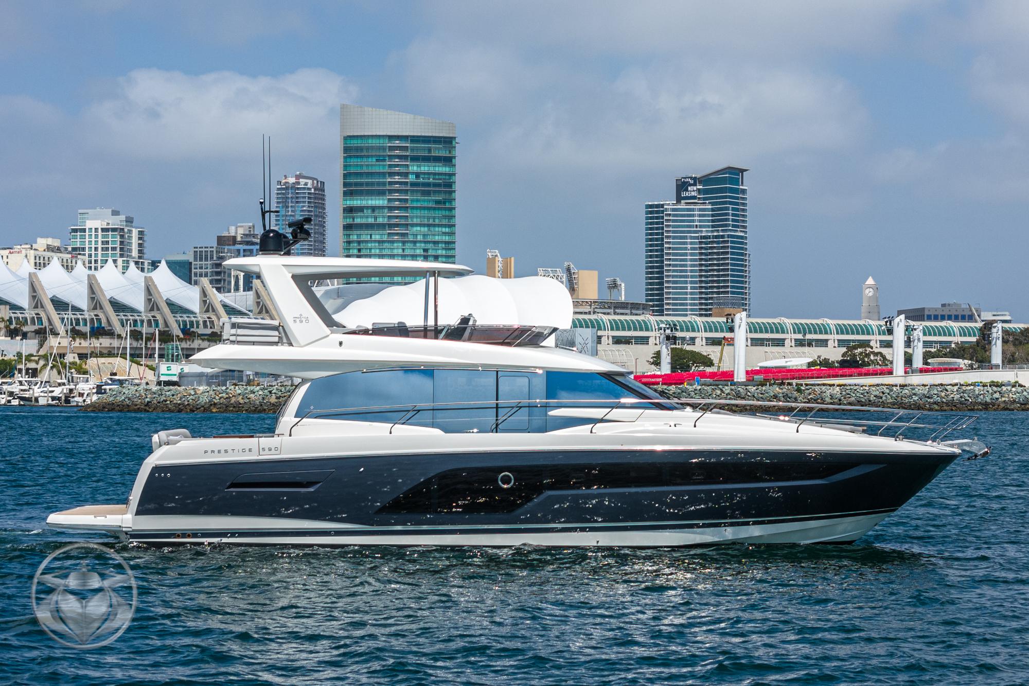 2024 Prestige 590 Fly #PR124A-24 inventory image at Sun Country Yachts, San Diego Marriott Marquis 2024 Prestige 590 Fly #PR124A-24 inventory image at Sun Country Yachts, San Diego Marriott Marquis