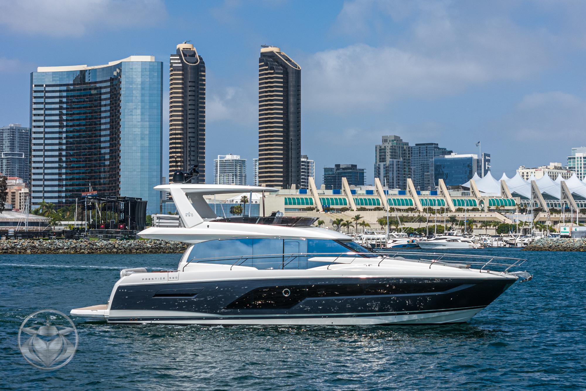 2024 Prestige 590 Fly #PR124A-24 inventory image at Sun Country Yachts, San Diego Marriott Marquis 2024 Prestige 590 Fly #PR124A-24 inventory image at Sun Country Yachts, San Diego Marriott Marquis
