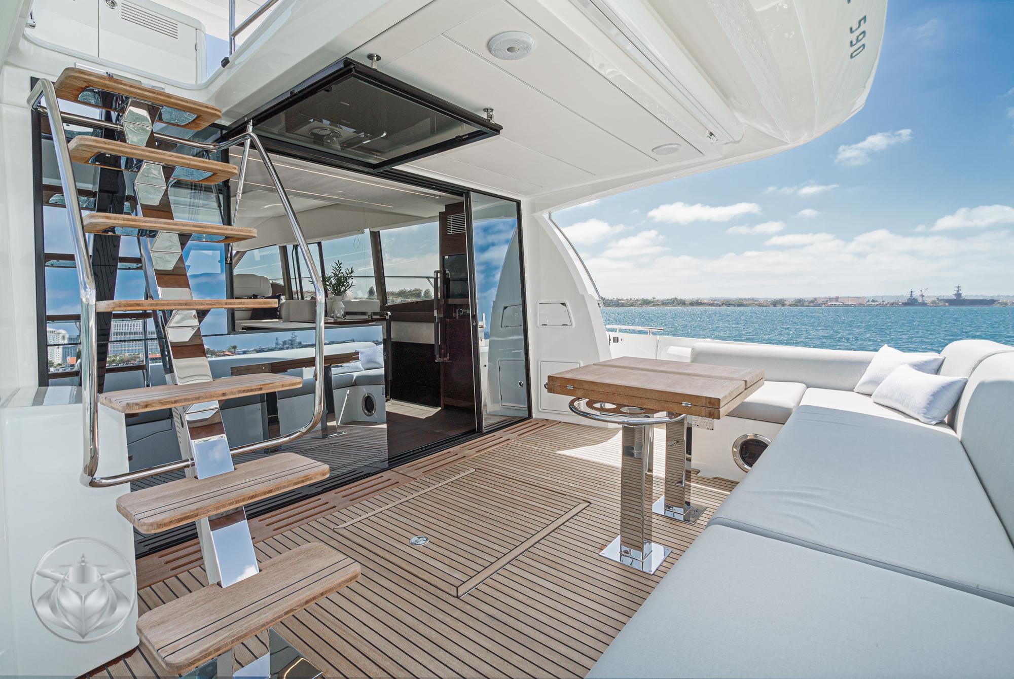 2024 Prestige 590 Fly #PR124A-24 inventory image at Sun Country Yachts, San Diego Marriott Marquis 2024 Prestige 590 Fly #PR124A-24 inventory image at Sun Country Yachts, San Diego Marriott Marquis
