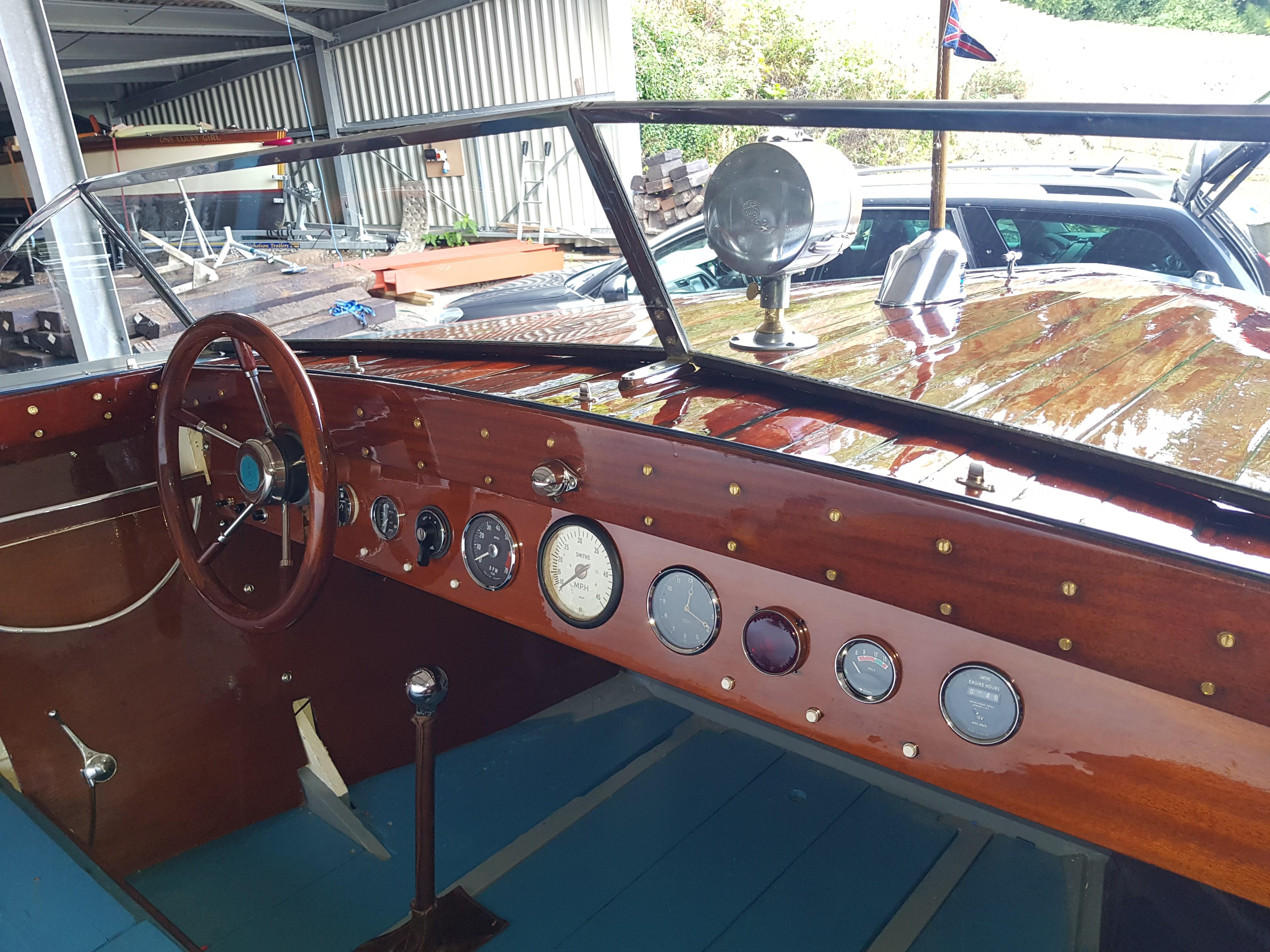 1935 Classic Twin Cockpit Motor Launch