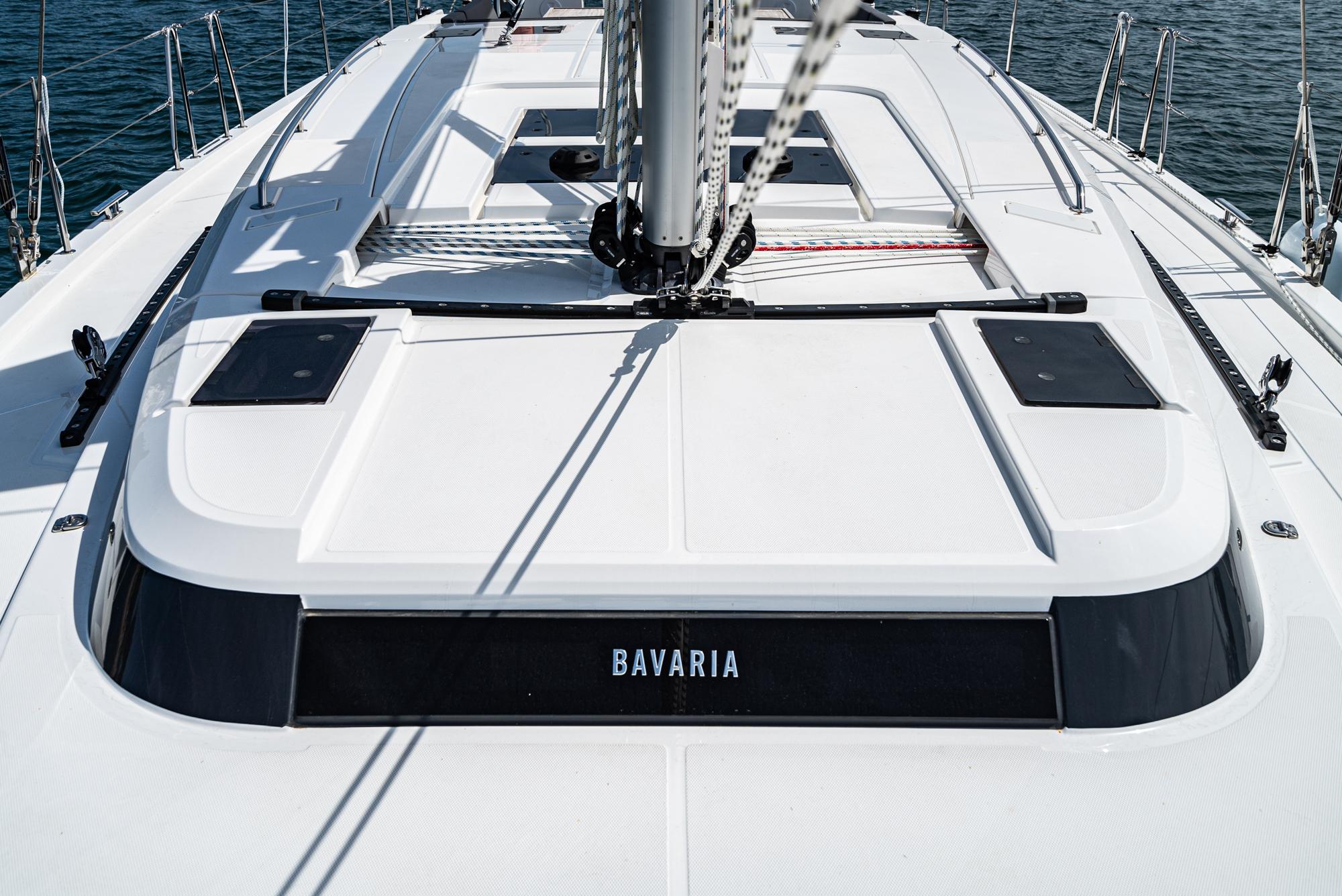 Bavaria-C50 2024-This could be yours CA-US-2024 Bavaria C50 yacht deck with sleek design and modern features.-9654457 | Thumbnail