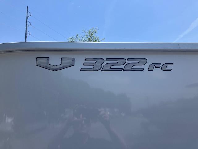2020 G3 SunCatcher V322FC boat logo on a sleek, reflective surface.