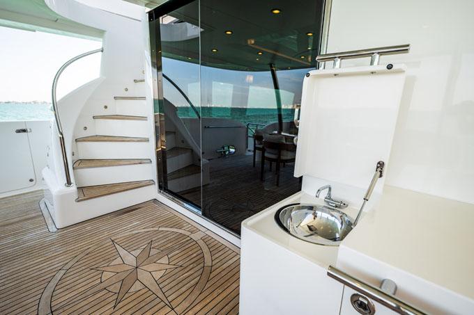 Aft Deck Stairwell to Boat Deck