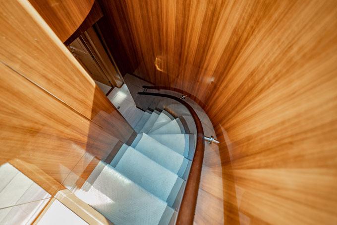 Staircase to Forward Guest Quarters